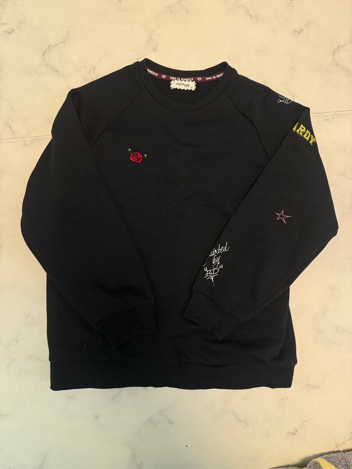 에드하디 블랙 후드집업 맨투맨 세트 상품이미지3