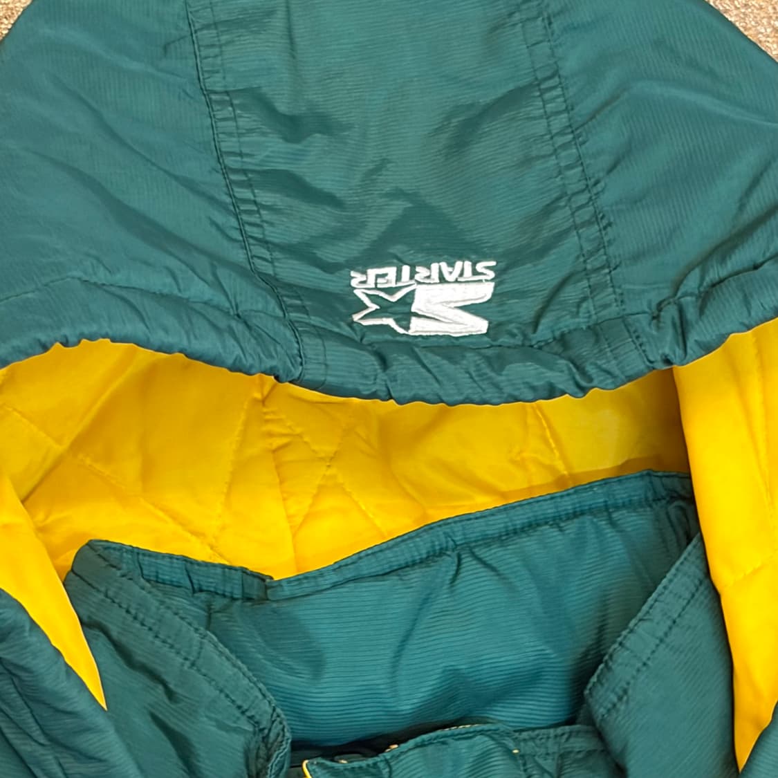 90s 미국 빈티지 스타터 NFL 그린베이 패커스 아노락 패딩점퍼  상품이미지5