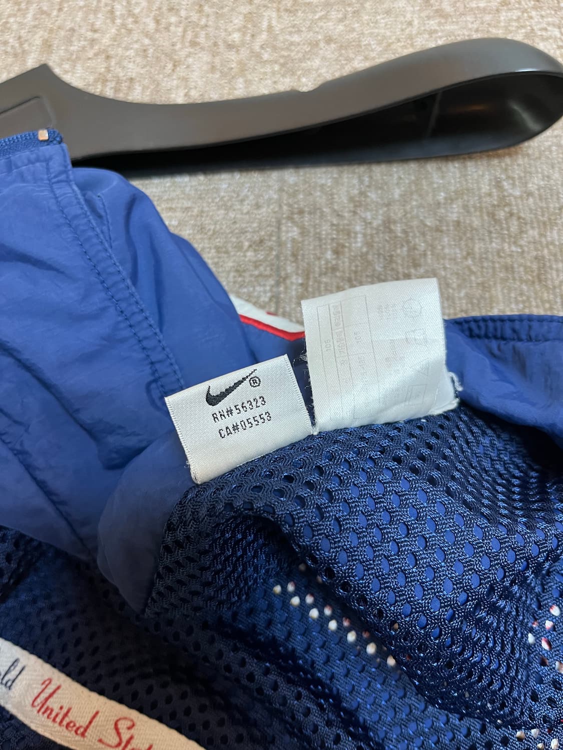 90s Nike Atlanta Olympic USA wind jacket 상품이미지6