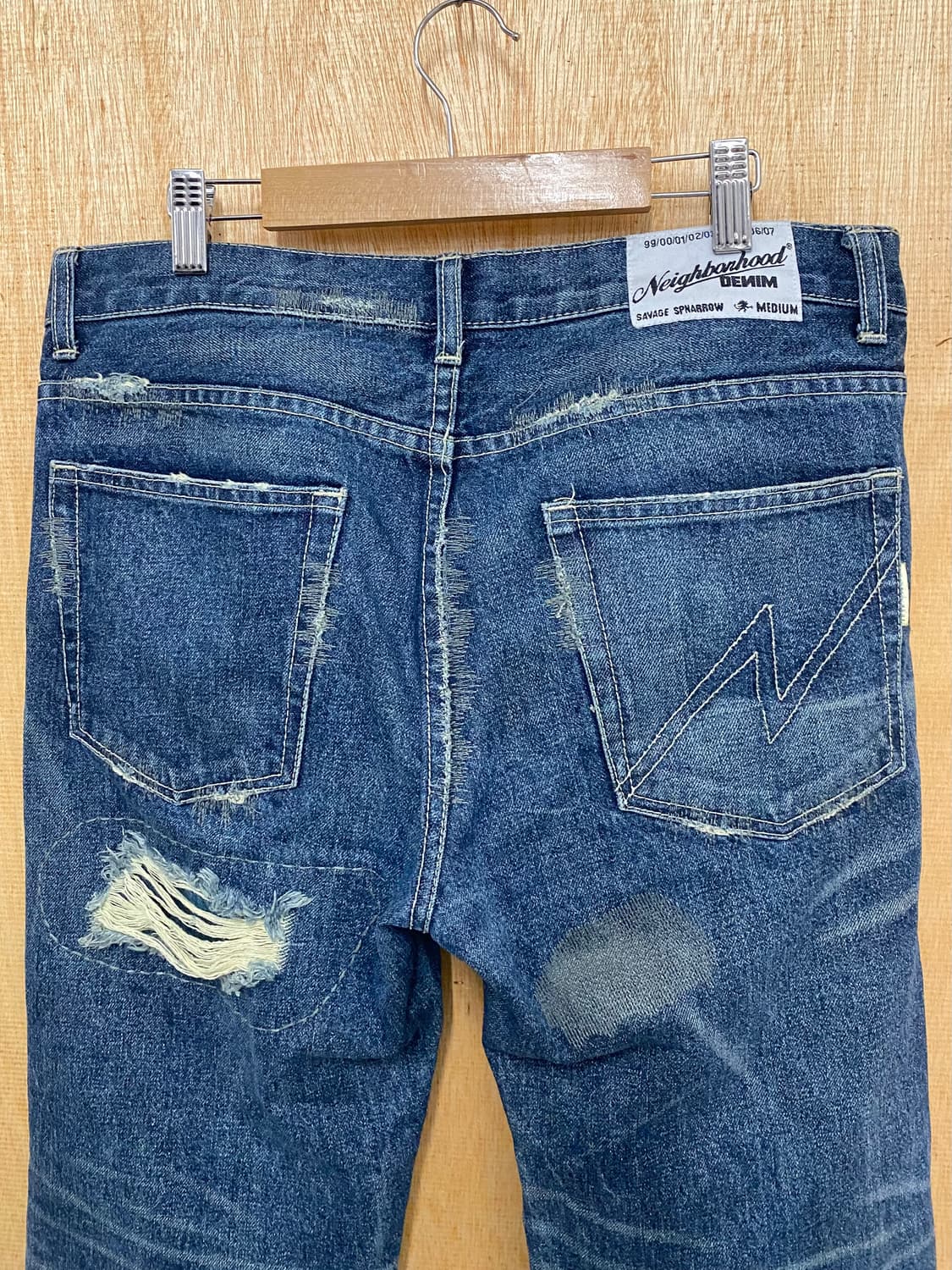 2003 NEIGHBORHOOD destroyed repair denim 상품이미지6