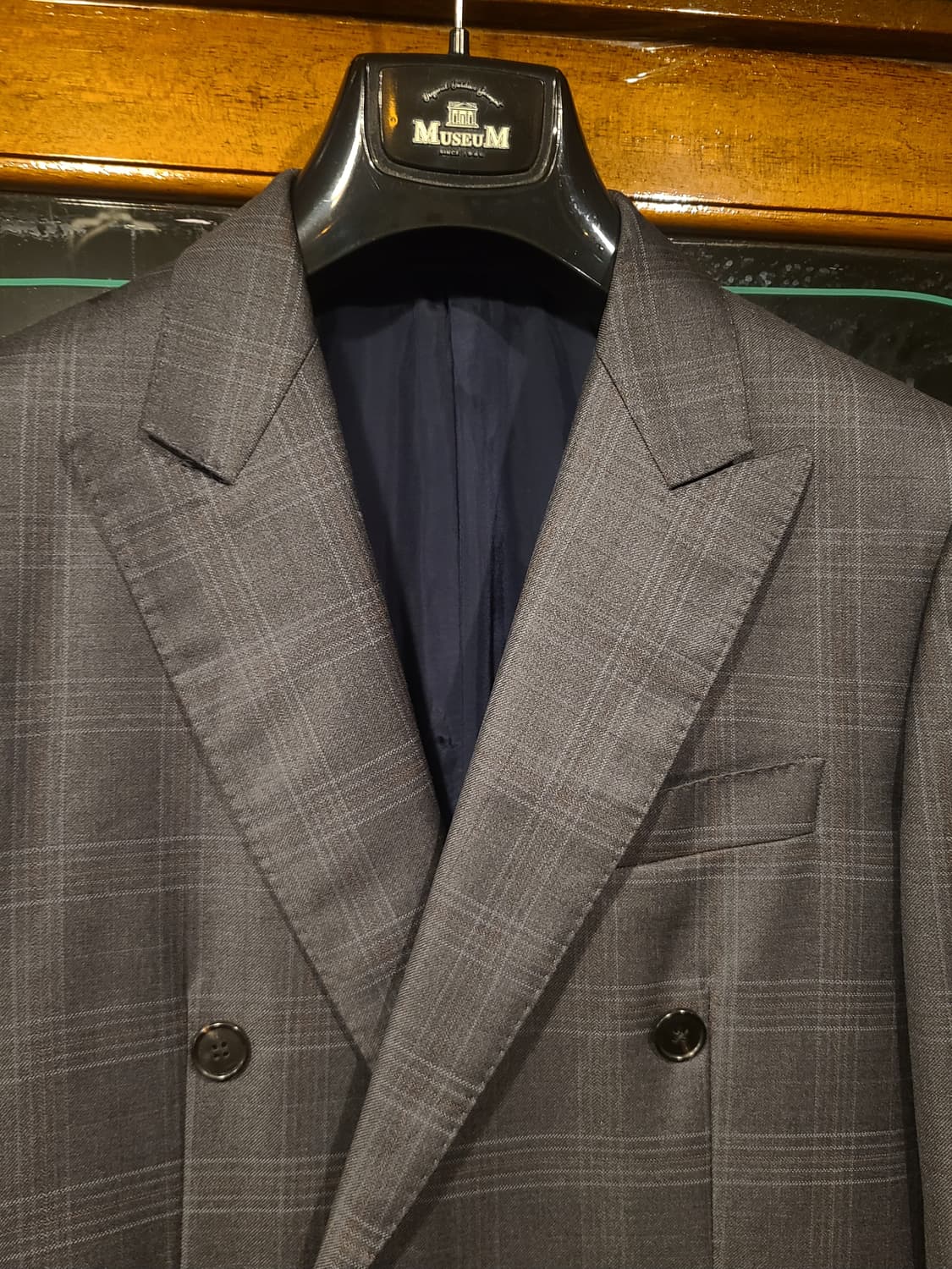 타임옴므 제냐 원단 더블브레스티드자켓 상품이미지5