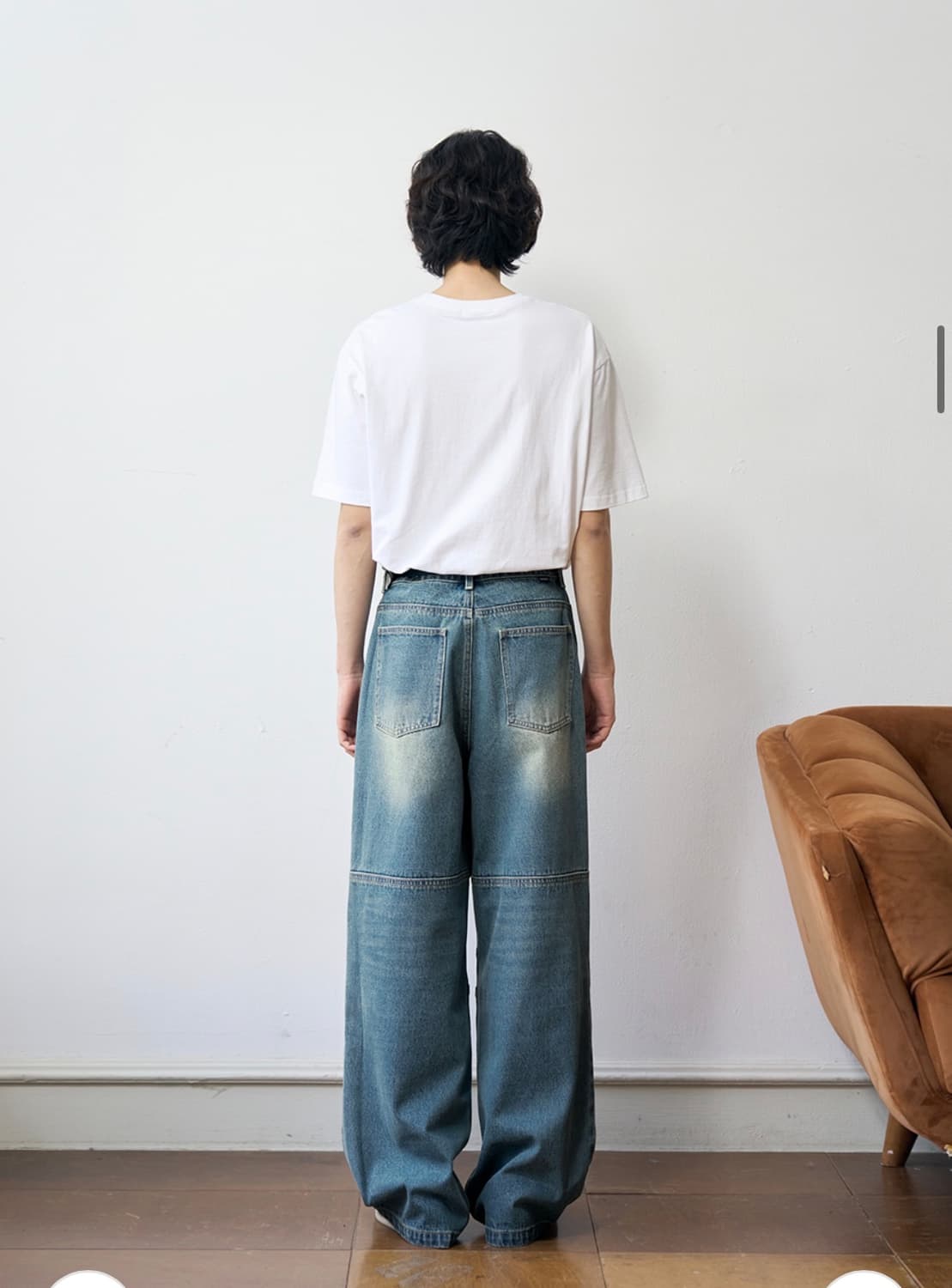 (XL) 아워데이즈 빈티지 프론트 포켓 카고 데님 팬츠 BLUE 상품이미지6