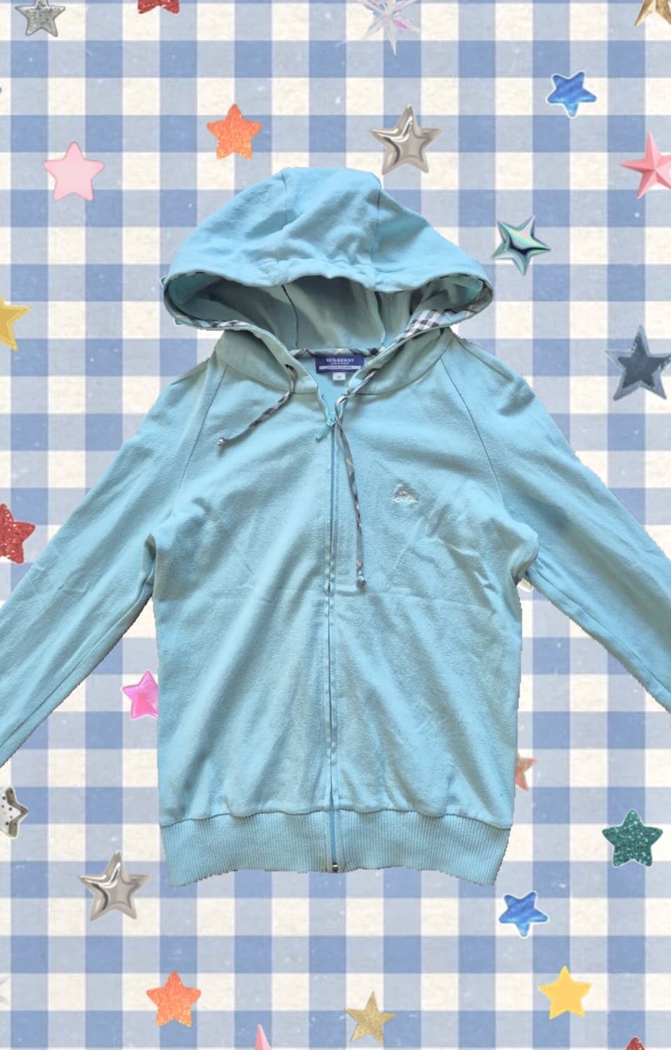 버버리 블루라벨 후드집업 상품이미지1