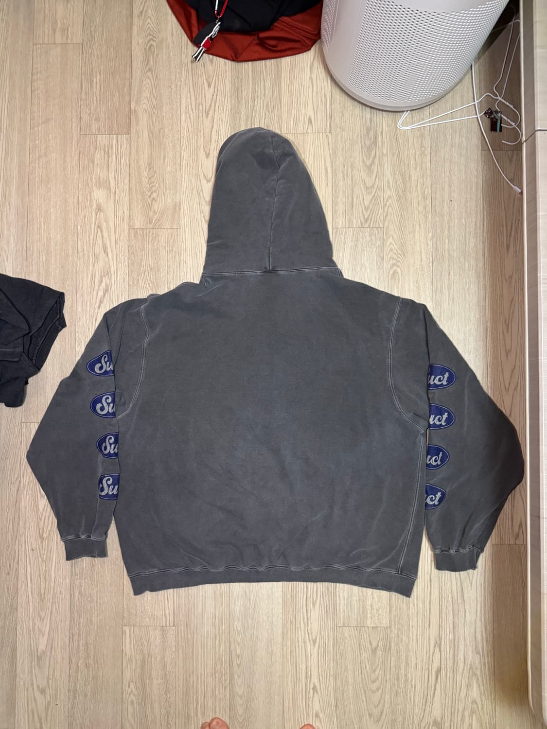 90‘s 스타일 FUCT 오마쥬 후드 상품이미지4