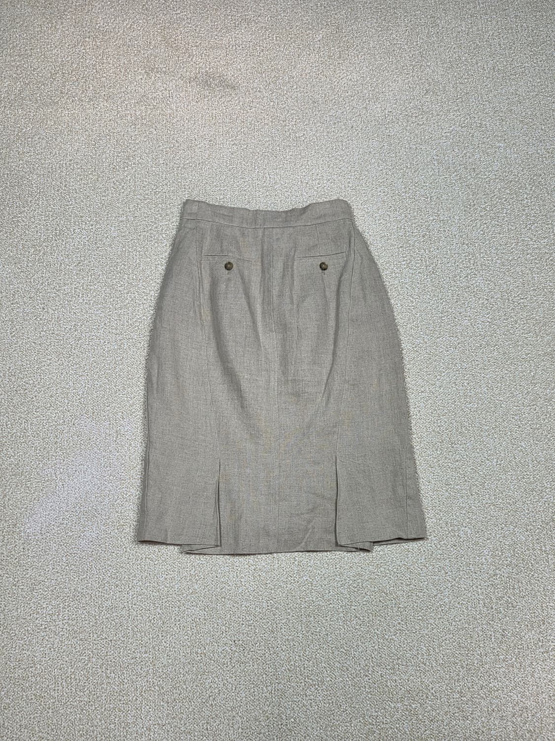 [막스마라] 100% 라미 테일러드 미디 스커트 | S00153 상품이미지6