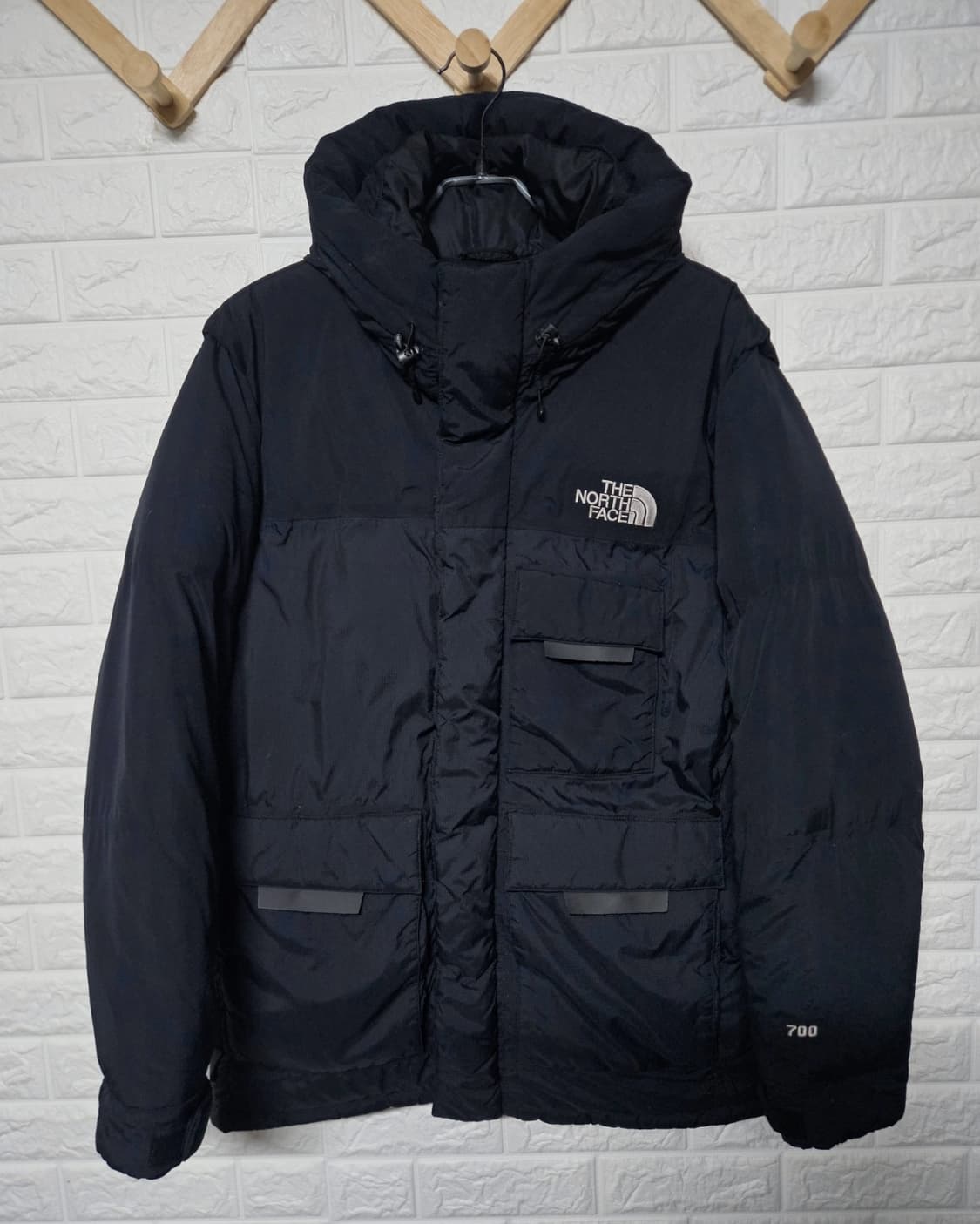 [XL] 노스페이스 폴라다운패딩  블랙 상품이미지2