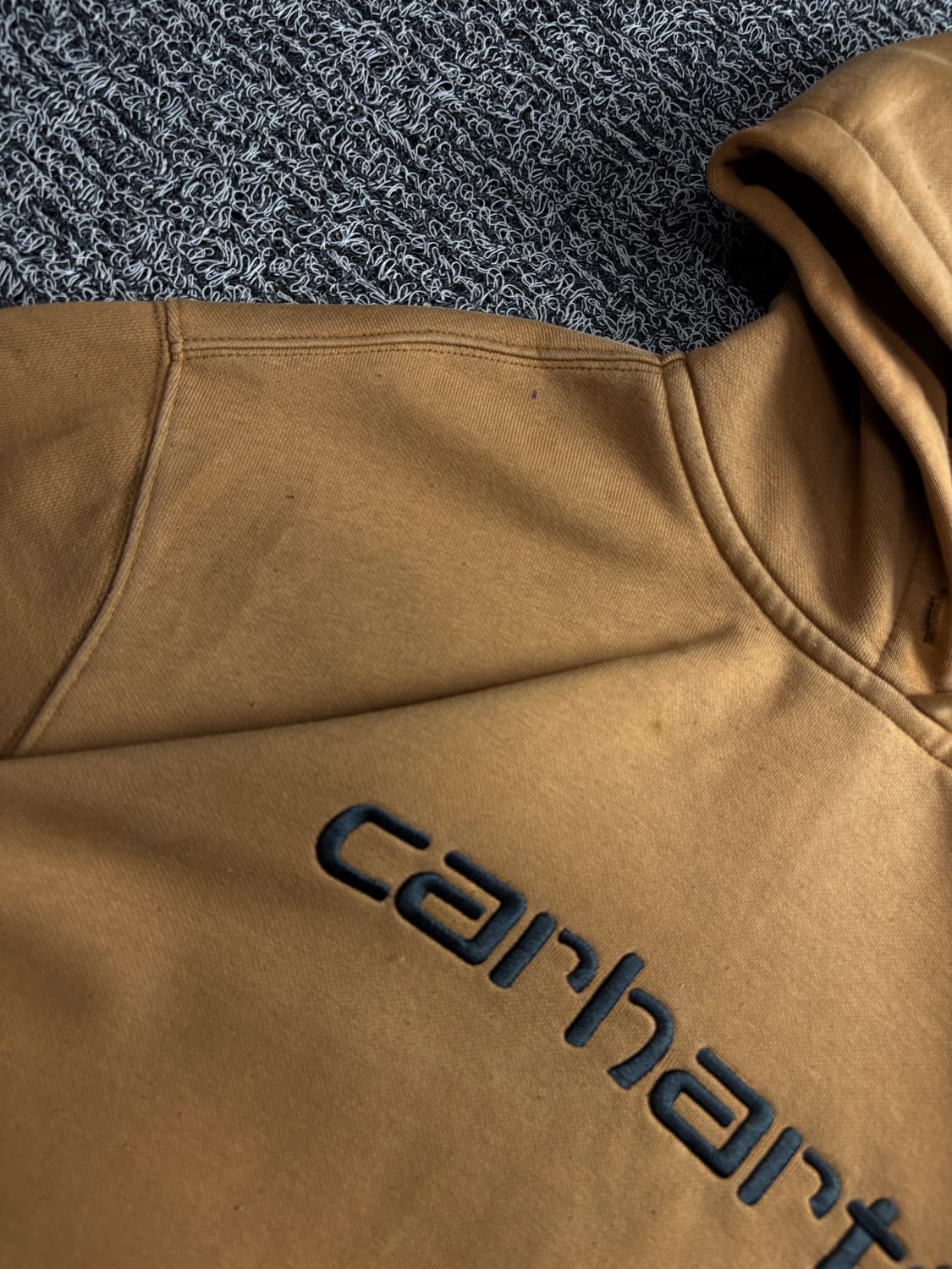 칼하트 WIP 스팰로고 후디 브라운 3787 상품이미지3