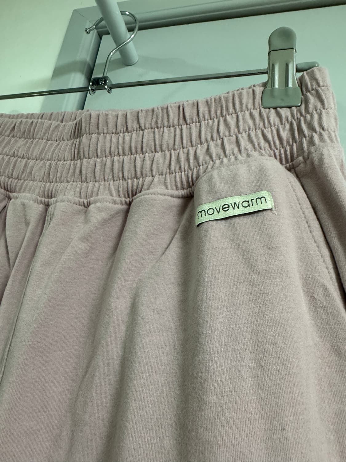 무브웜 코지 스웨이트 팬츠 밀키핑크s 상품이미지6