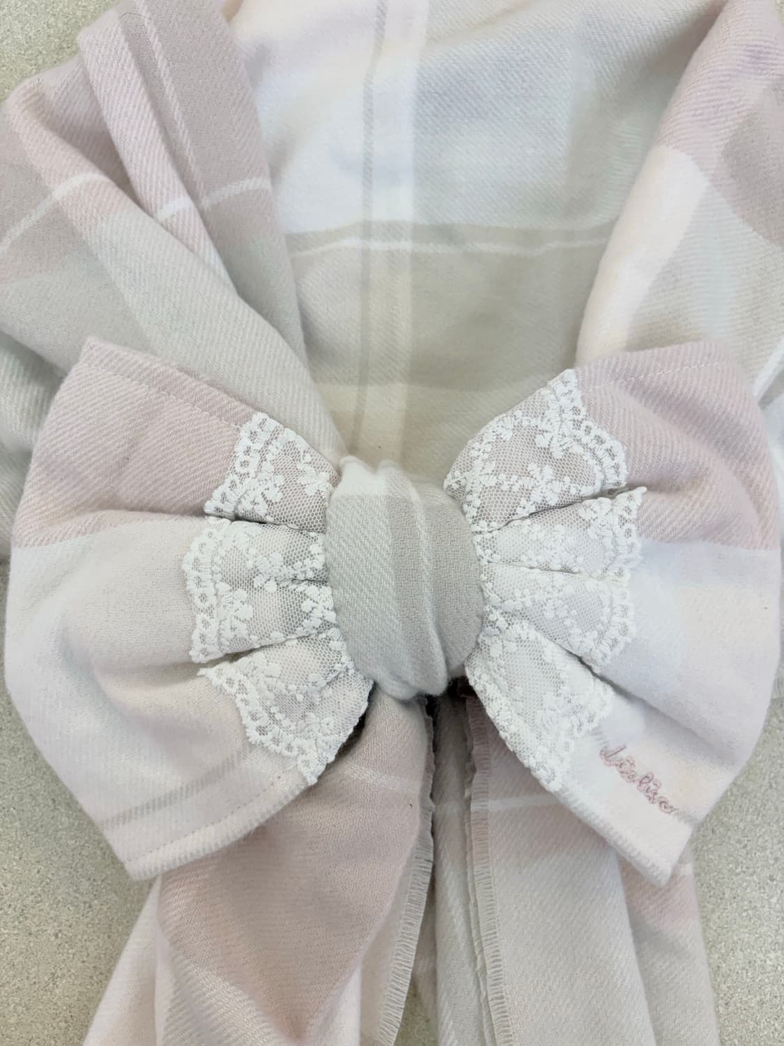 리즈리사 체크 목도리 상품이미지3