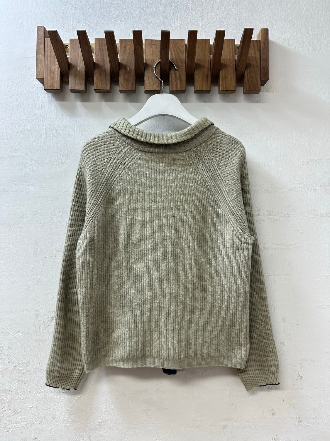 Margaret Howell 마가렛호웰 코튼 울 혼방 니트 가디건 집업 상품이미지4