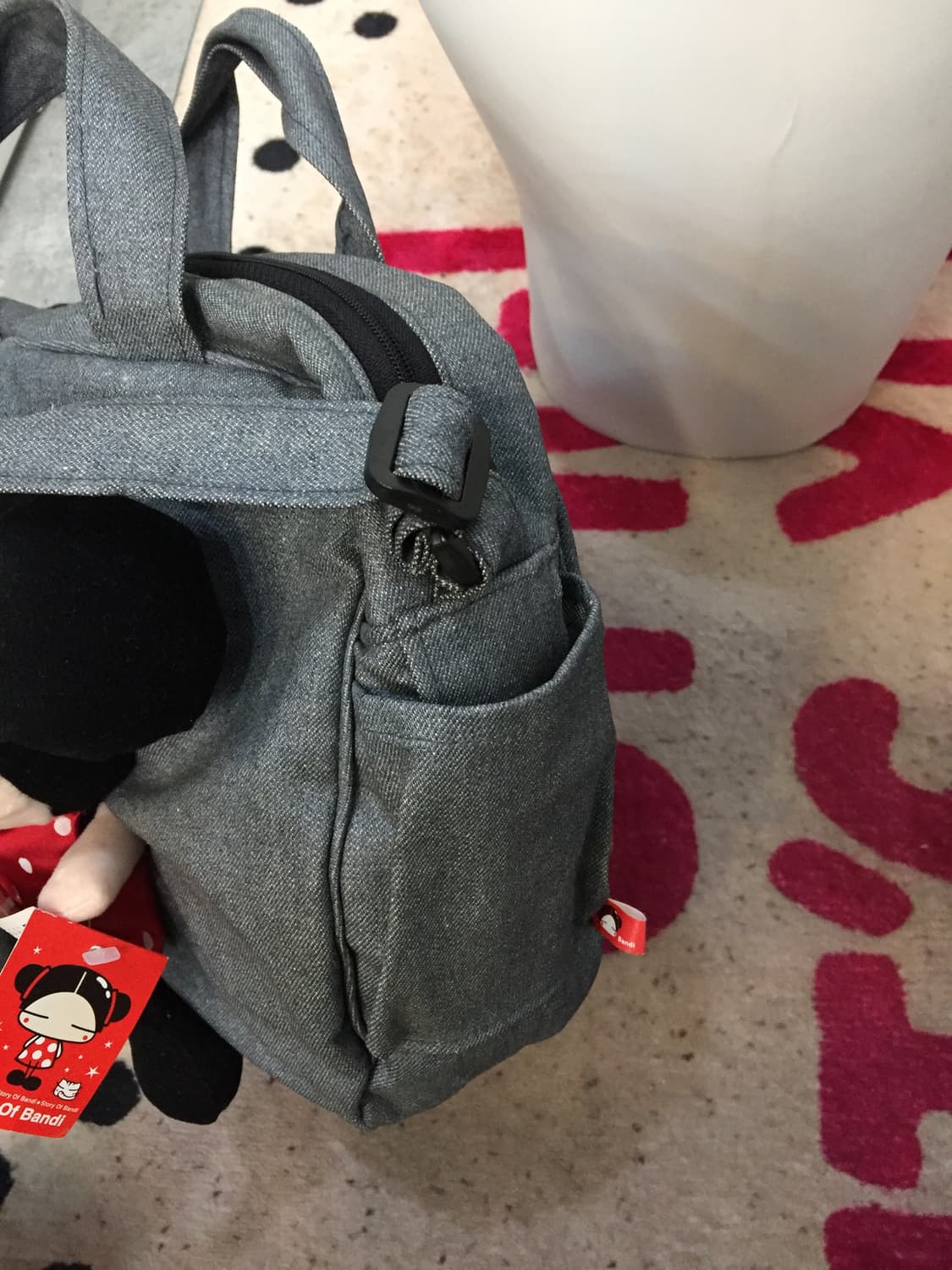 뿌까 입체 인형 가방 상품이미지5