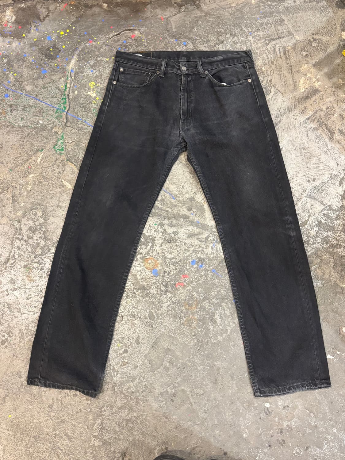 리바이스 505 레귤러 스트레이트 블랙 상품이미지6