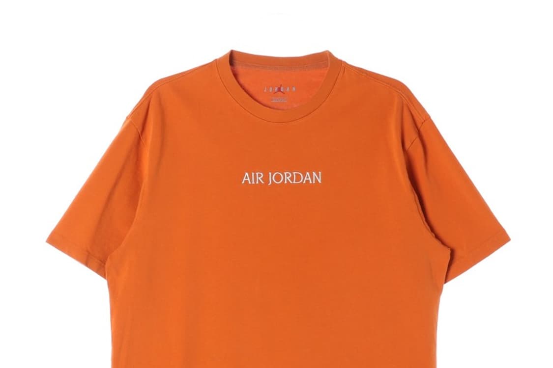 JORDAN 오렌지 센터 로고 반팔티 L 상품이미지3