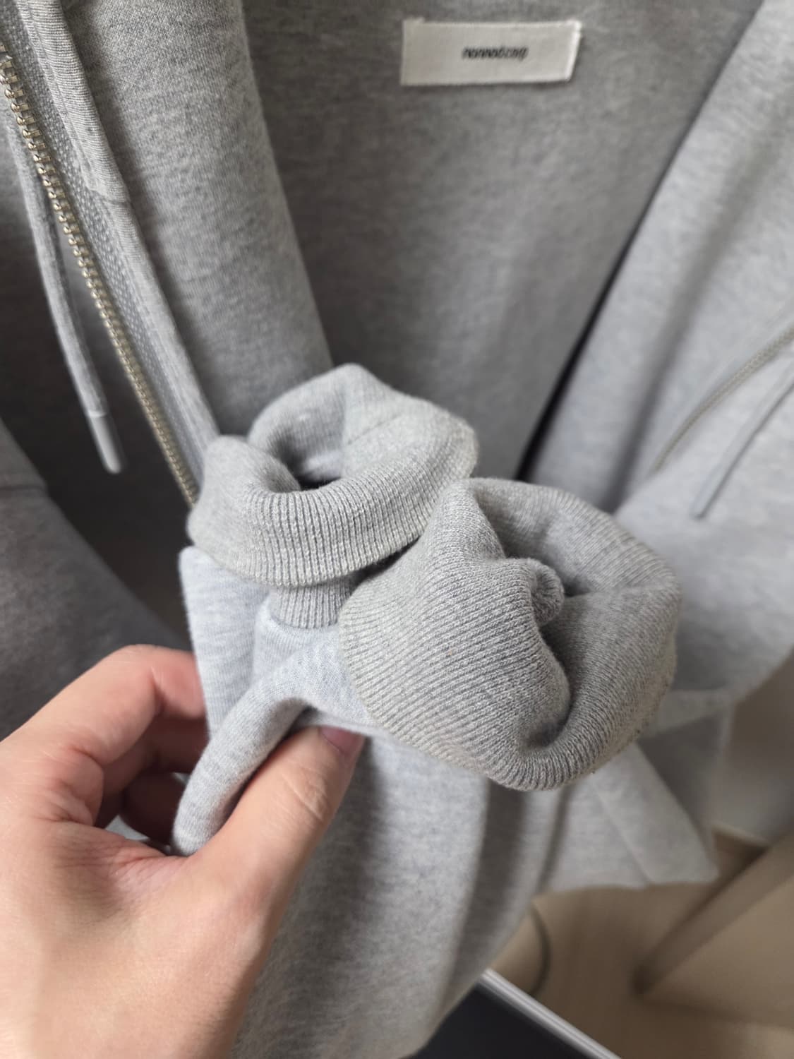 논노드 스쿠바 후드집업 0사이즈 판매합니다 상품이미지4