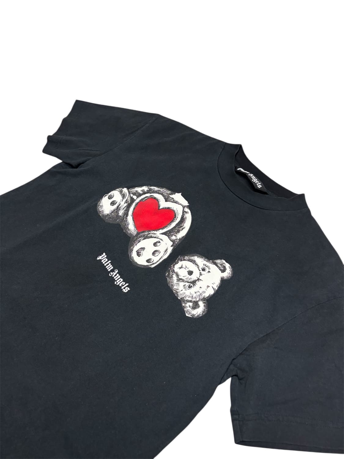 [정품] 팜엔젤스 베어 인 러브 로고 블랙 반팔 티셔츠 M 상품이미지3
