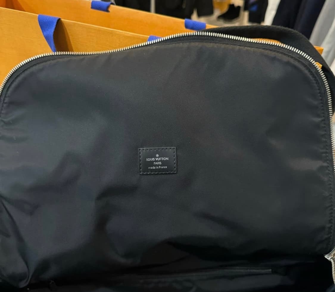 [한정판] 루이비통 그라피트 밴드리에르 코팅 캔버스 레더 키폴 상품이미지5