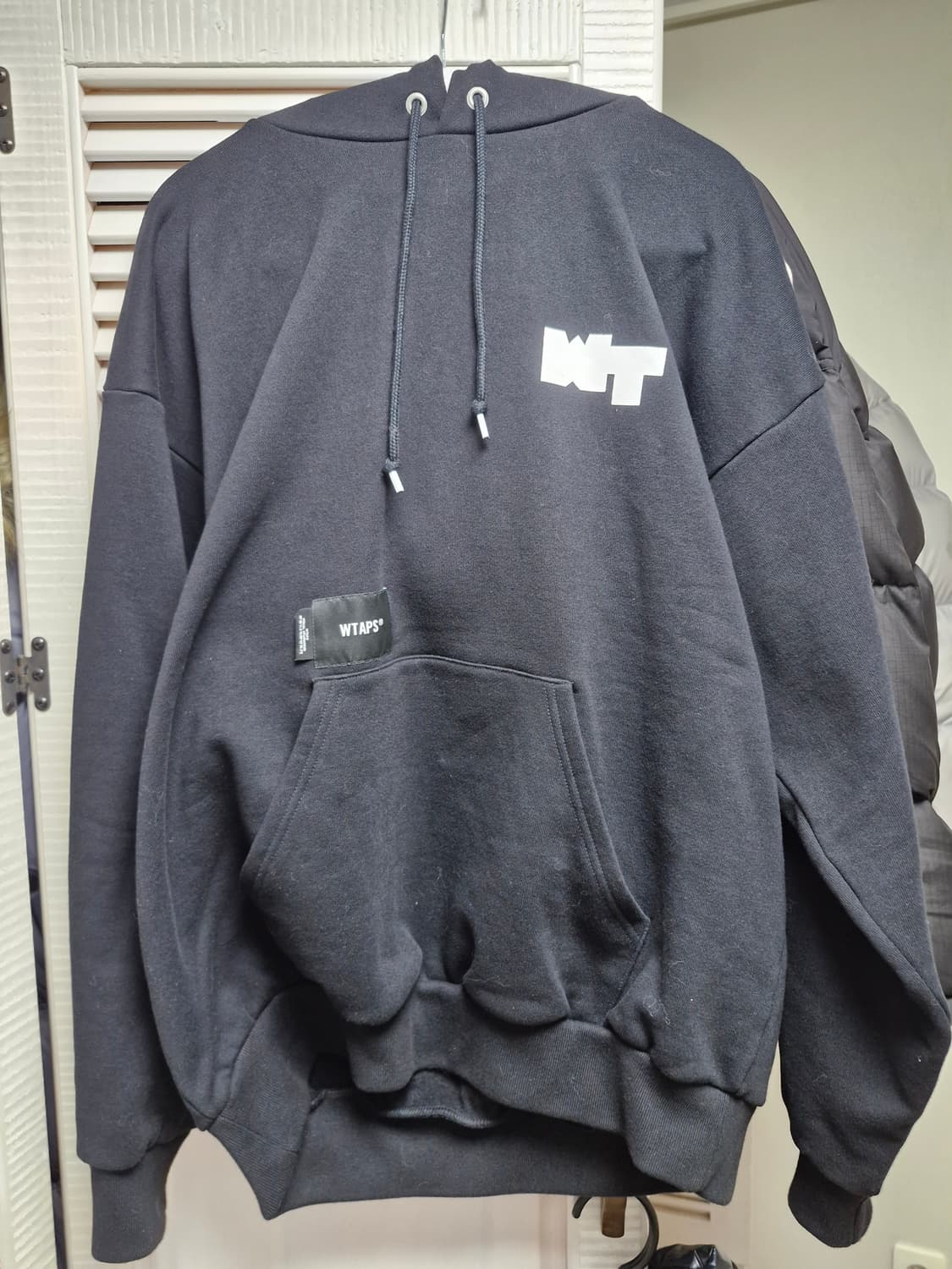 더블탭스 후디블랙  2 사이즈 상품이미지1