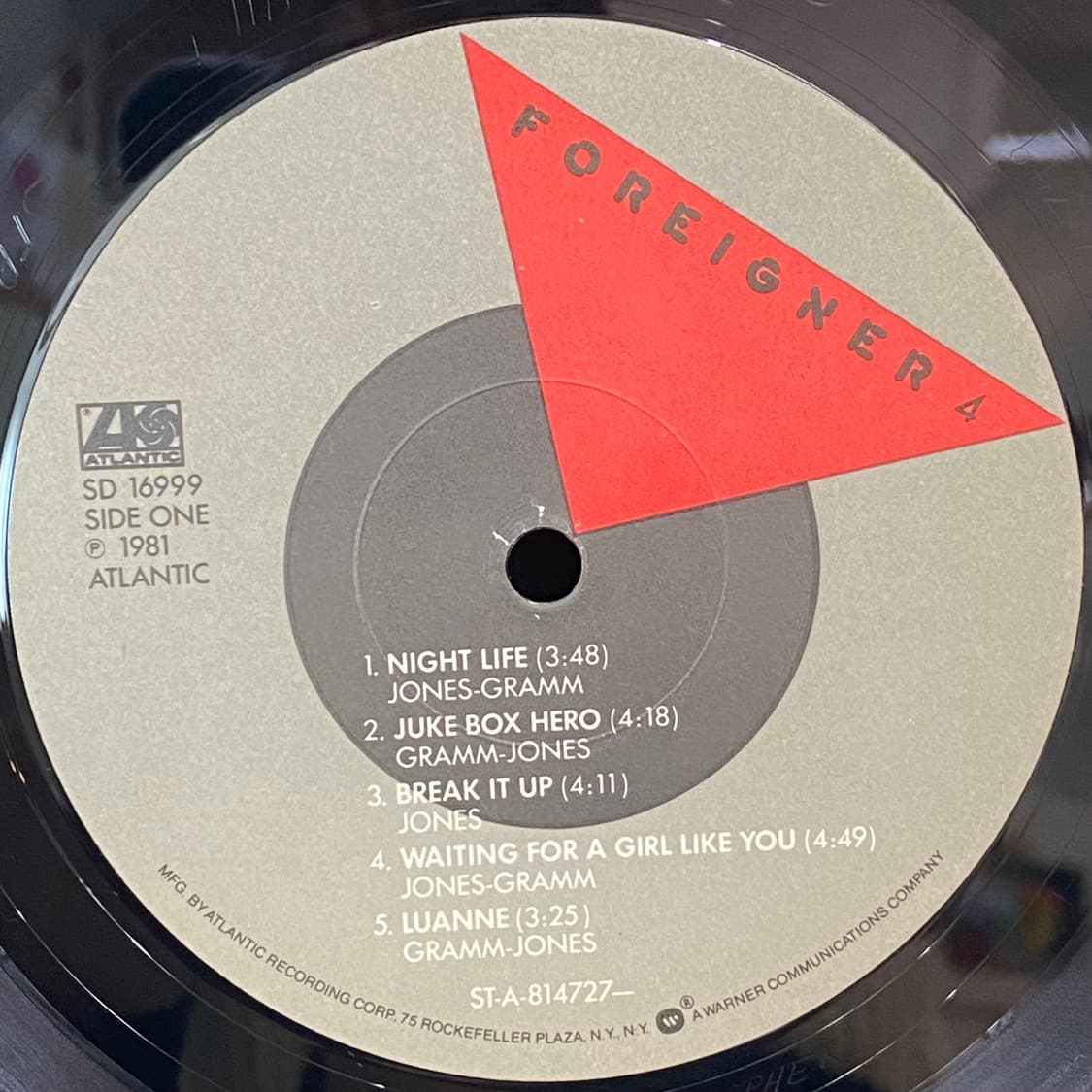 (LP) Foreigner - 4 (US발매초반) 상품이미지4