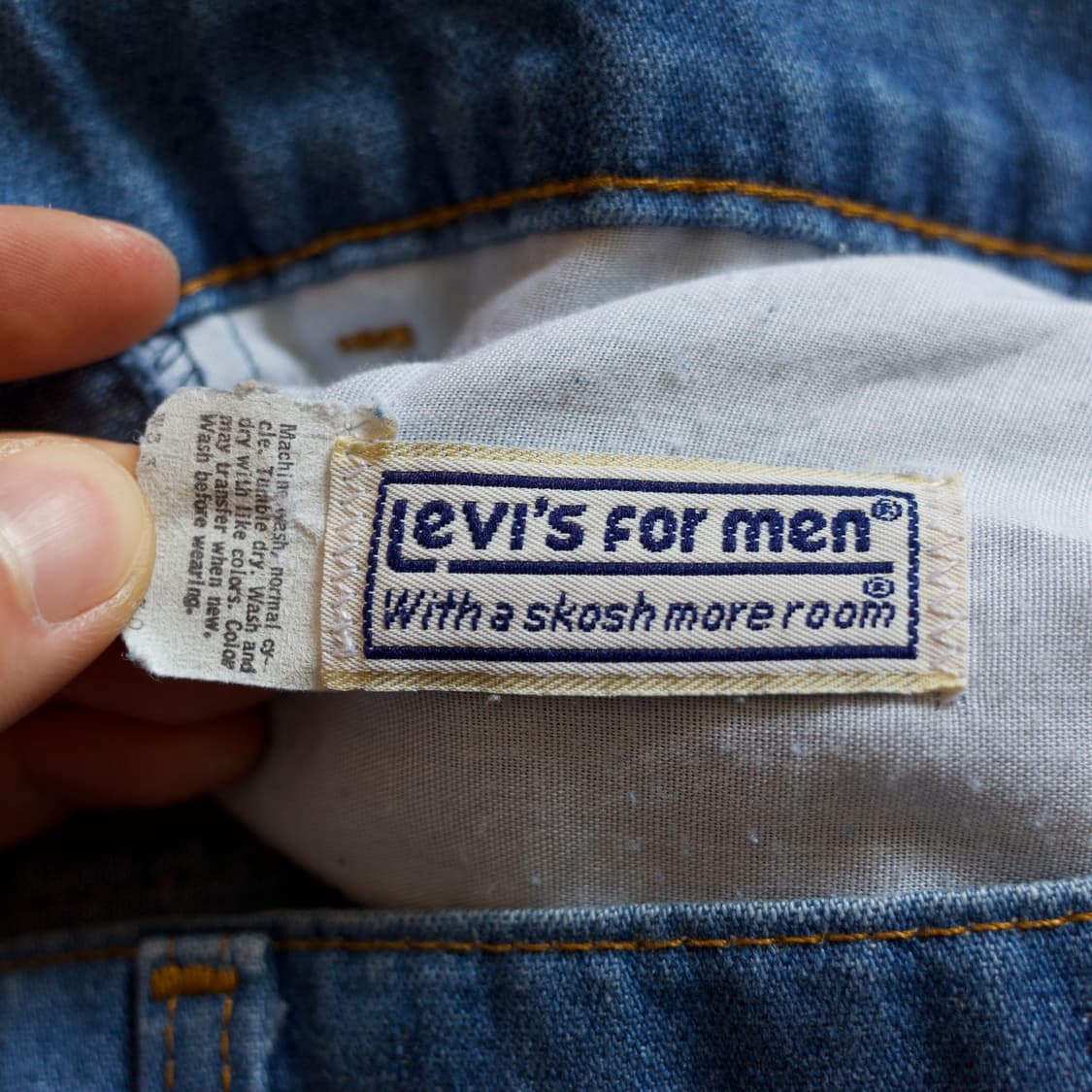 80’s Levi’s for men 40547 usa denim 상품이미지8