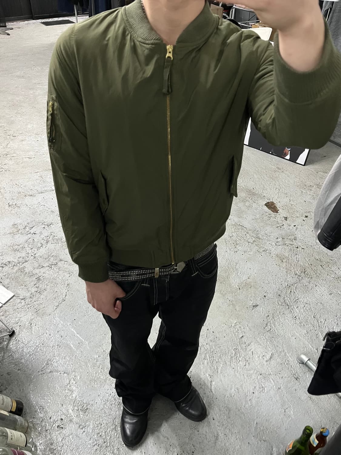 COLZA ma-1 bomber jacket 상품이미지3