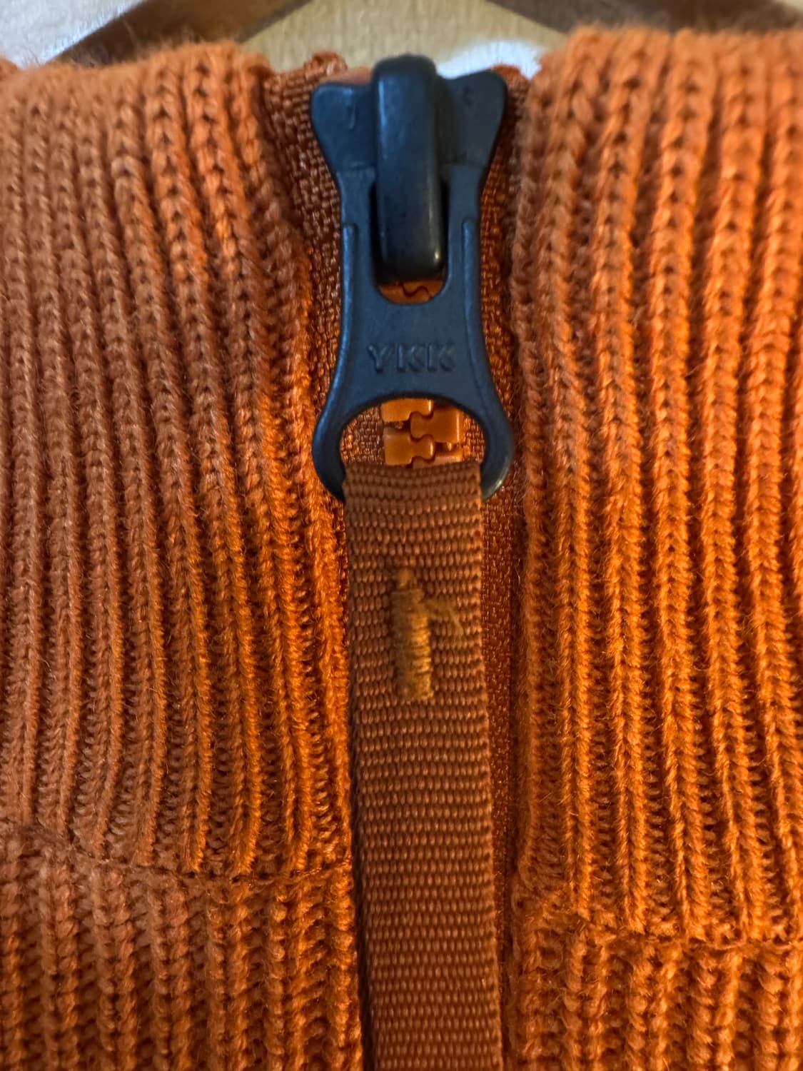 [XL]코오롱스포츠 울 반집업 니트 스웨터 상품이미지4