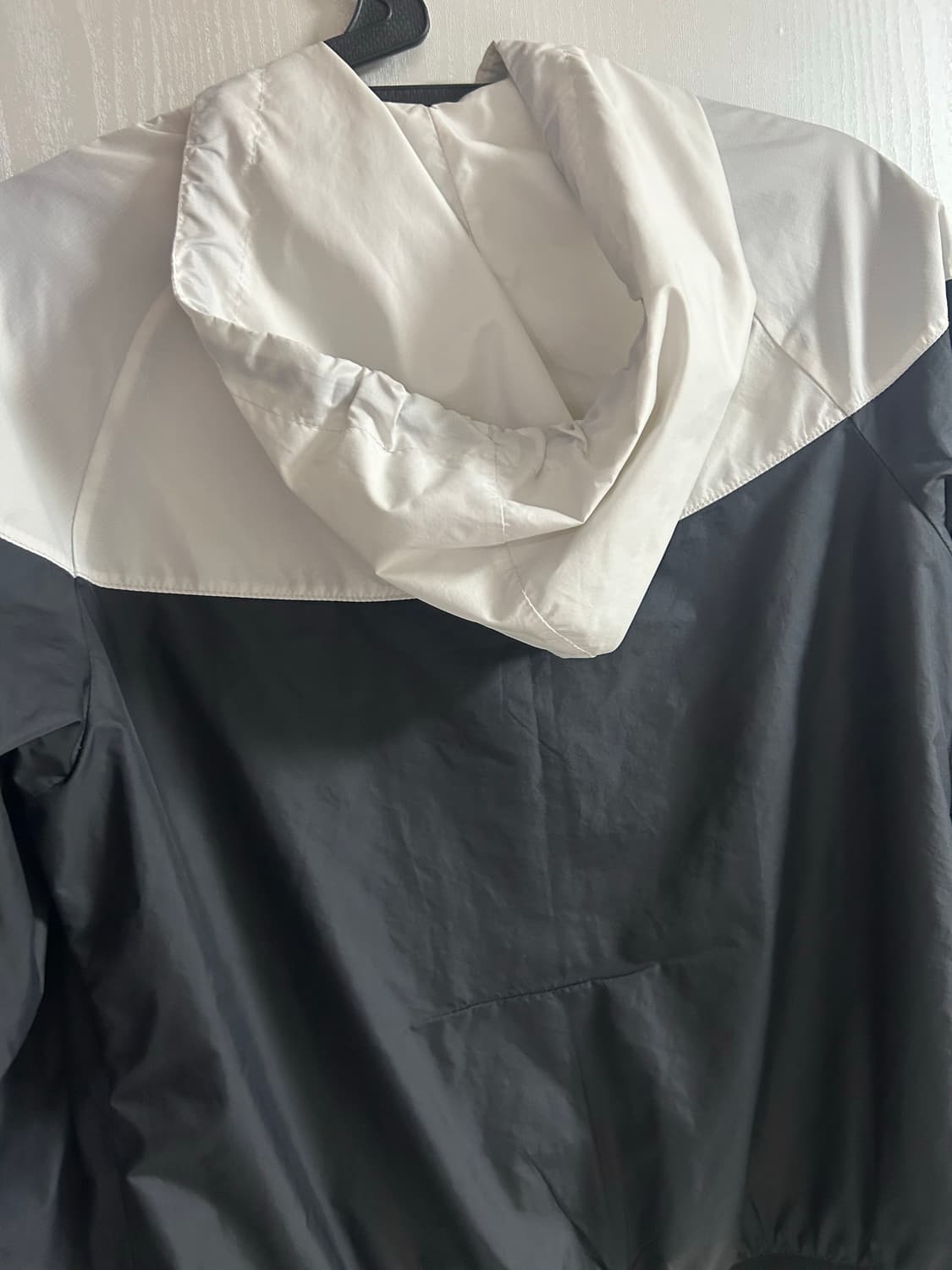 나이키 여성 윈드러너 우븐 바람막이 자켓 흰검 화이트 블랙 S 상품이미지2