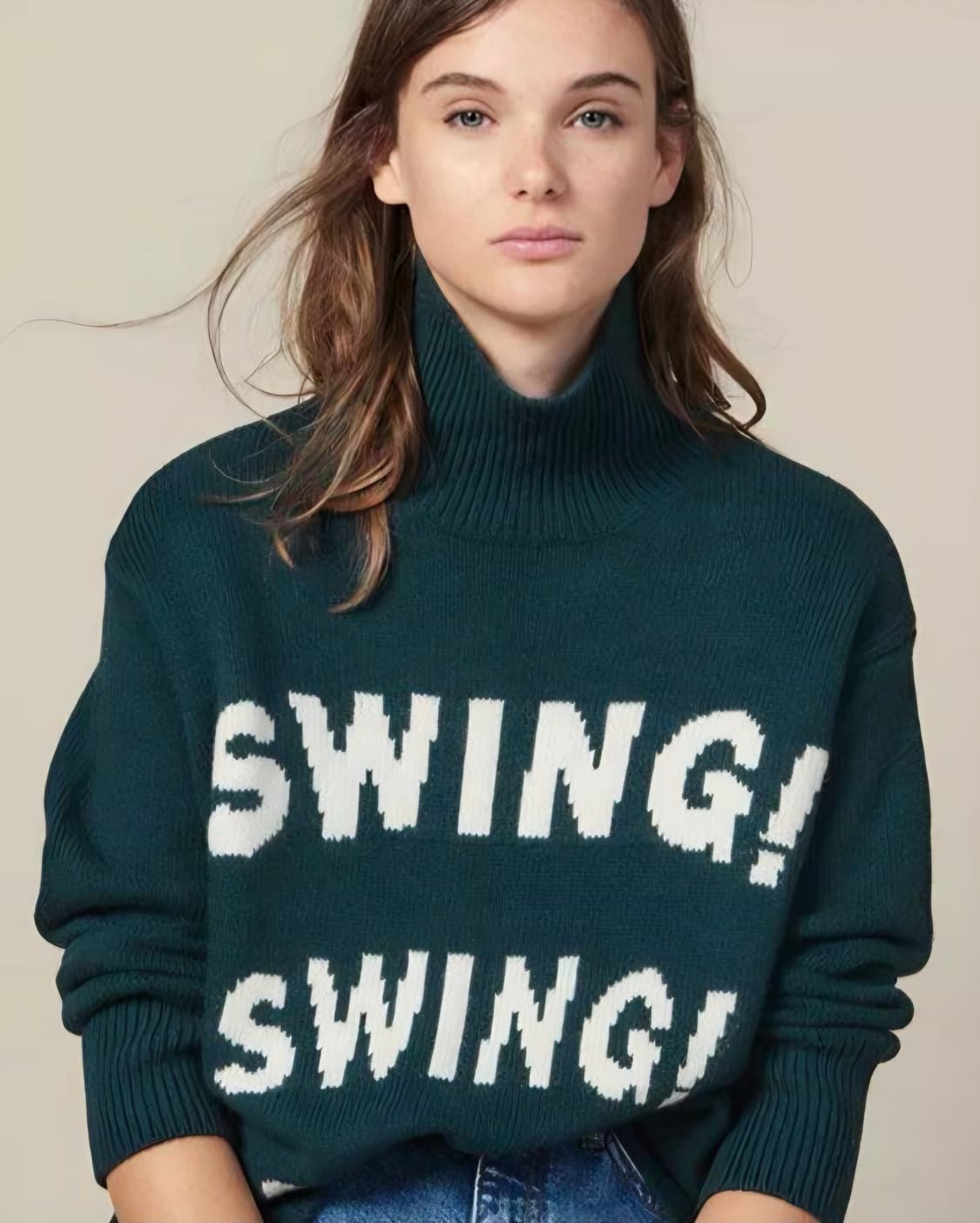 산드로 울캐시미어 터틀넥 스웨터 상품이미지8