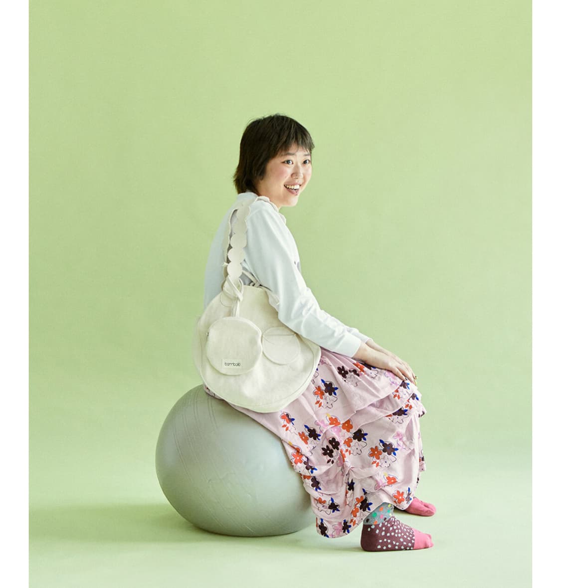 밤볼레 포쉬백 아이보리 상품이미지5