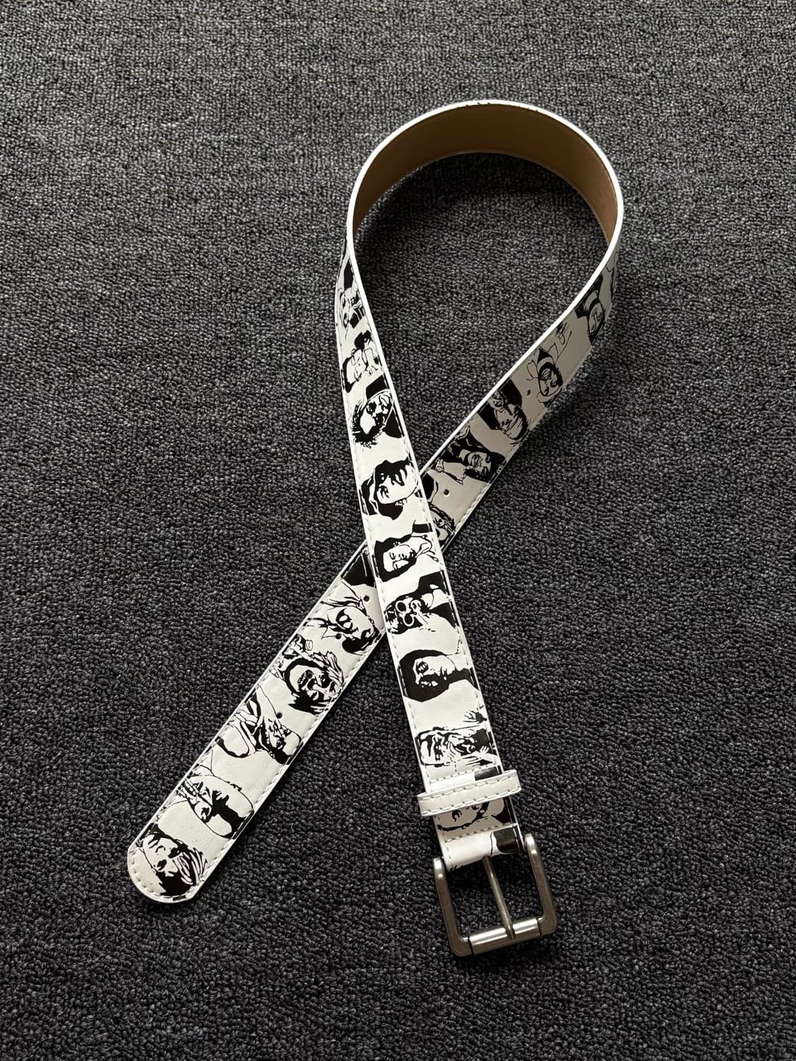 Vintage artist white belt  상품이미지1