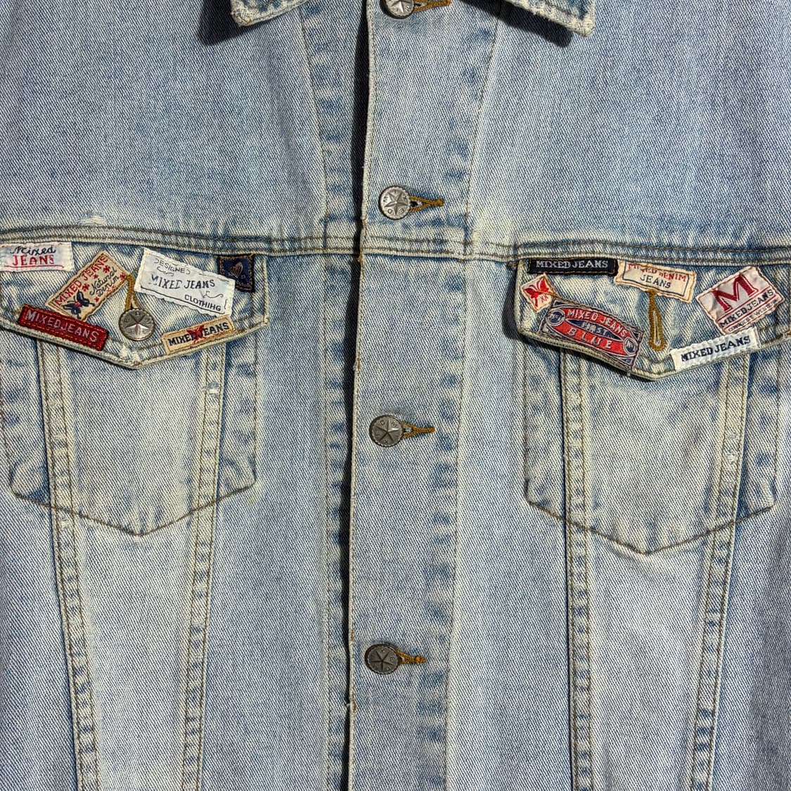 믹스드진스 빈티지 패치 데님 자켓 상품이미지2