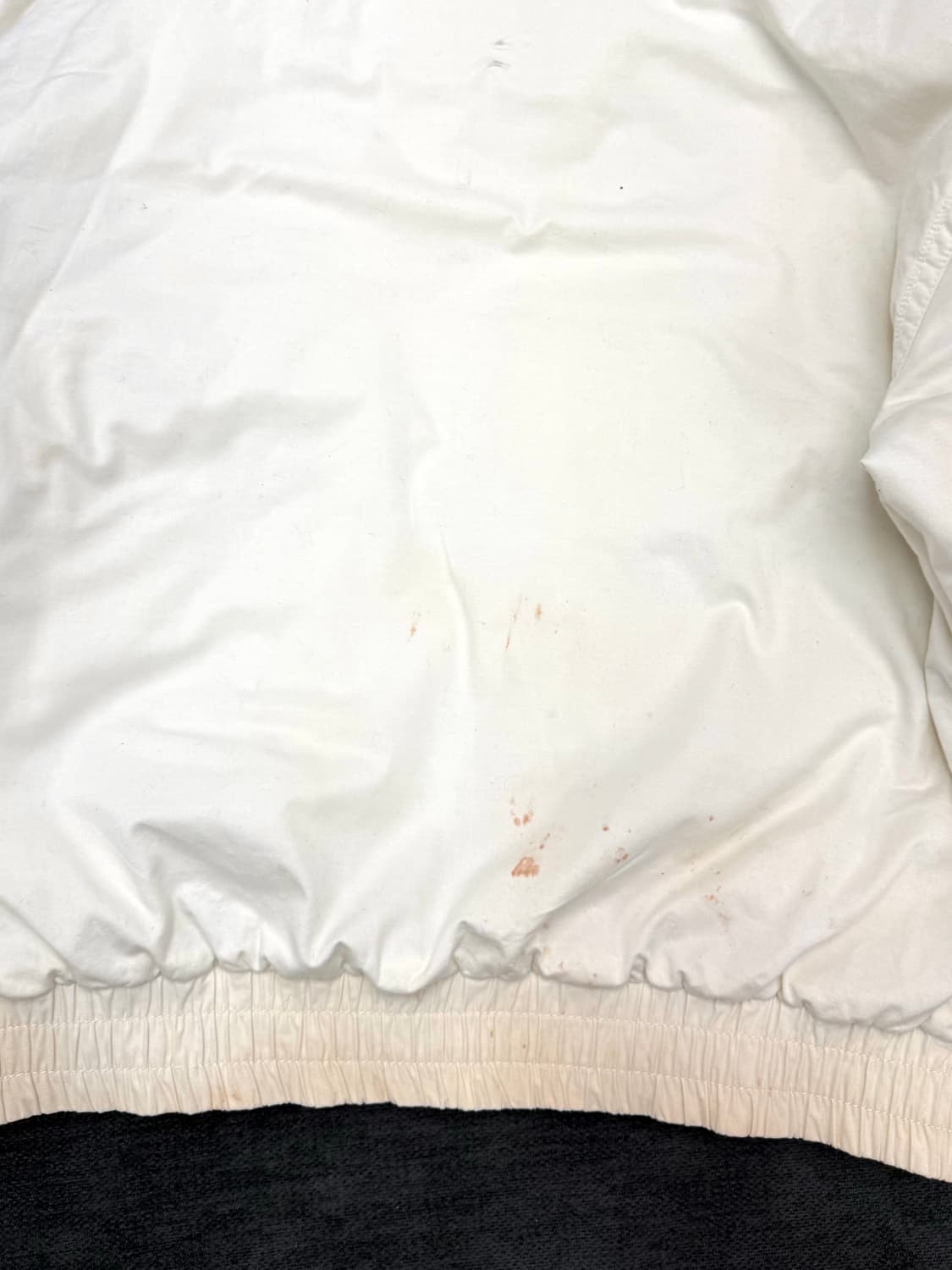 빈티지 아이보리 코튼 봄버 자켓 상품이미지9