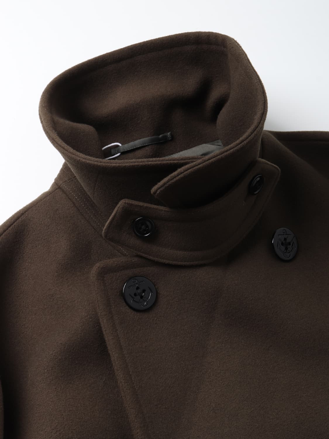 BEAMS Fleece Easy Pea Coat 상품이미지6