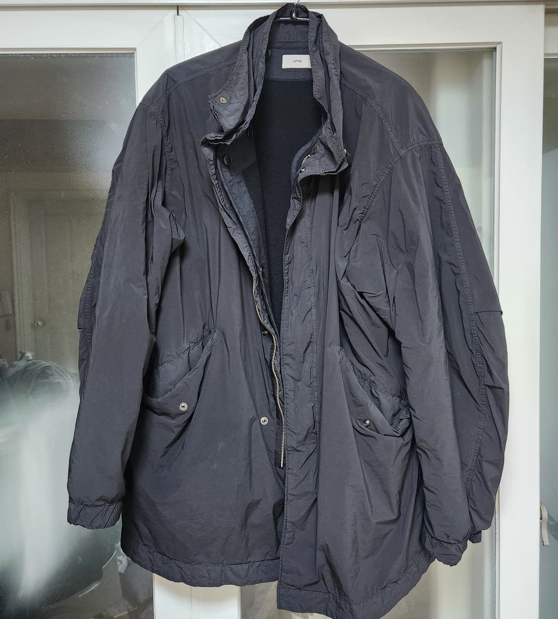 aton 25fw short mods coat 블랙 6사이즈 상품이미지1