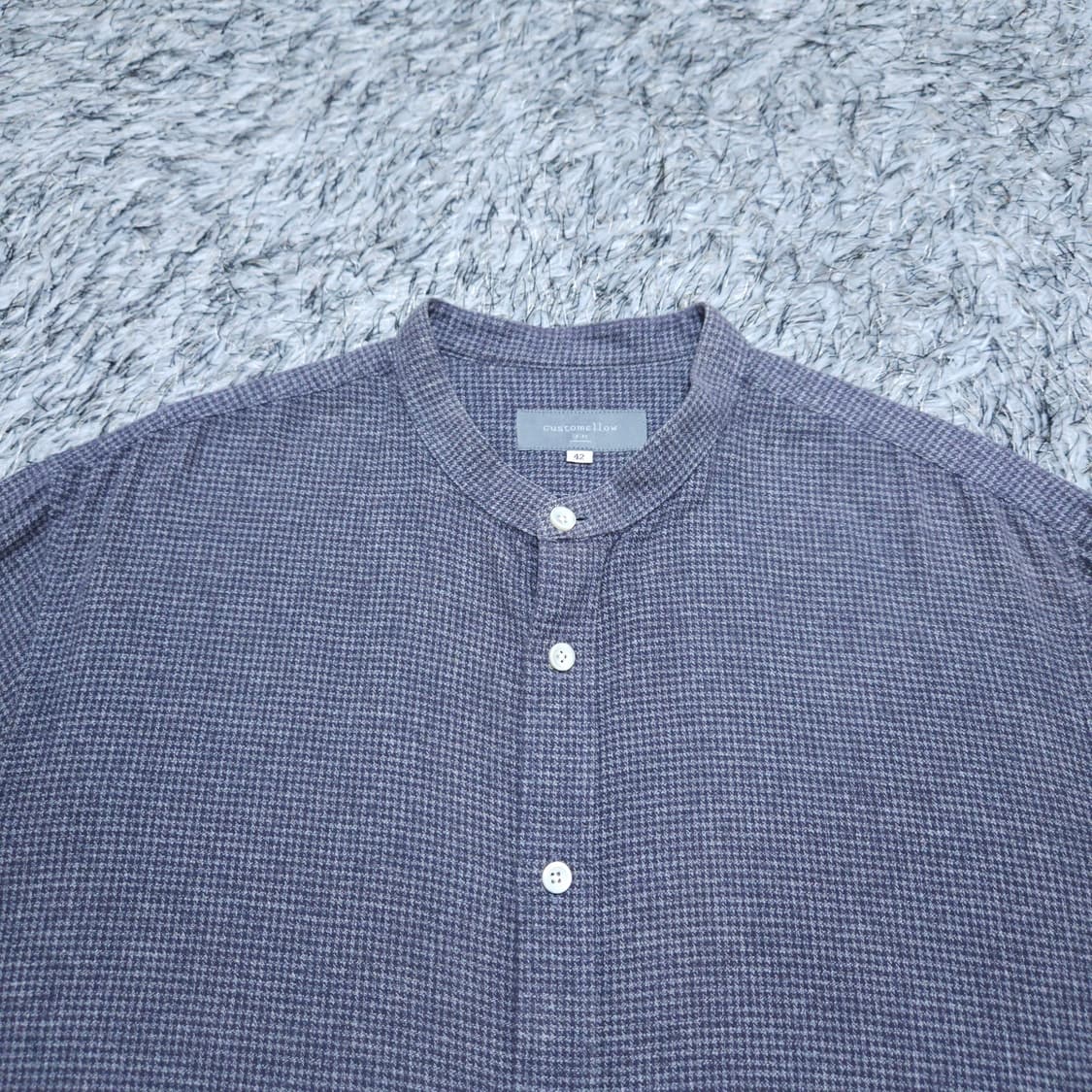 커스텀멜로우)110 남자 춘추 체크셔츠남방 / 왕눈이샵 상품이미지3