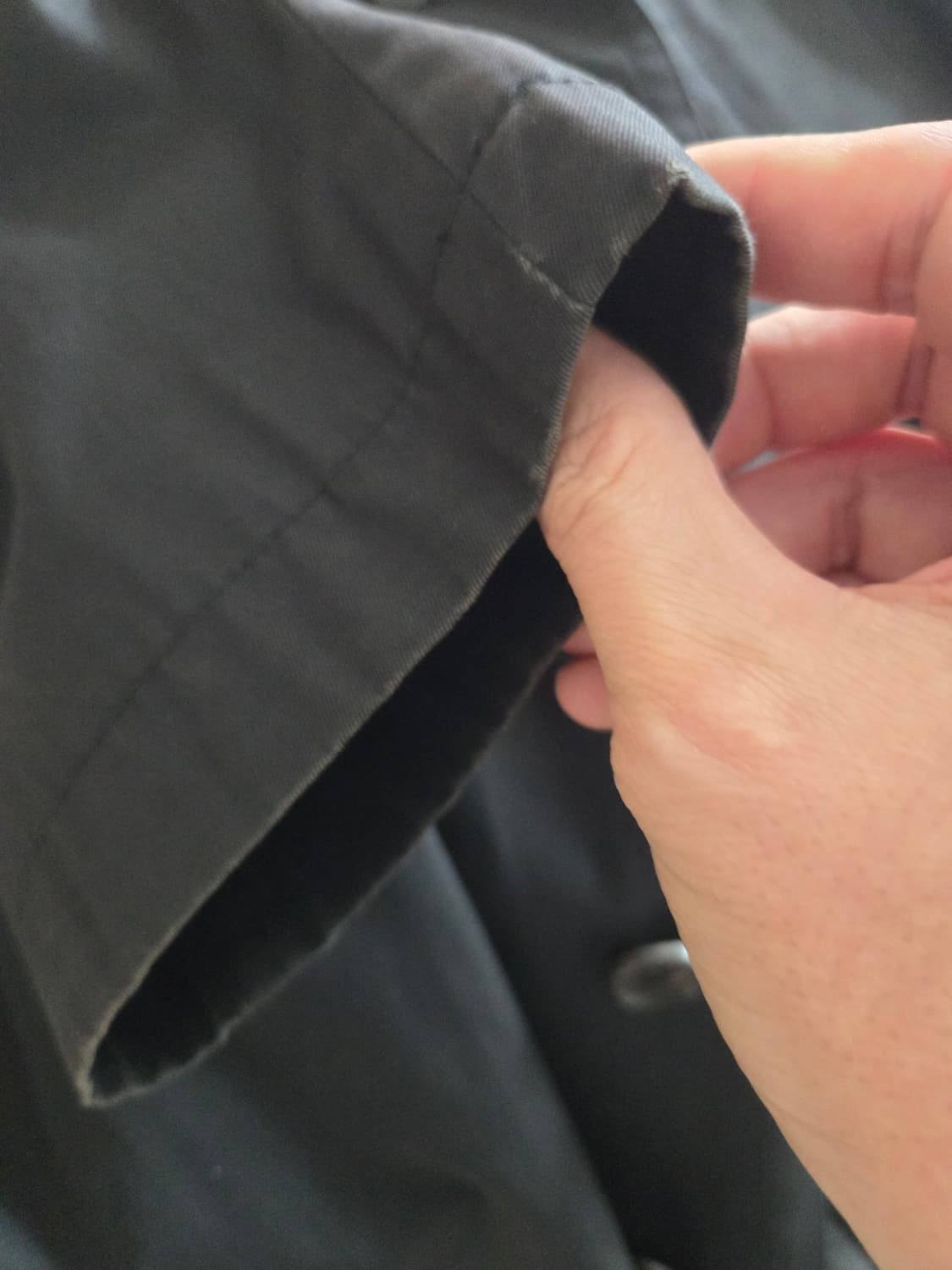 더반 D'URBAN 트렌치코트 팜. 블랙 발마칸 맥코트 100~105 상품이미지7