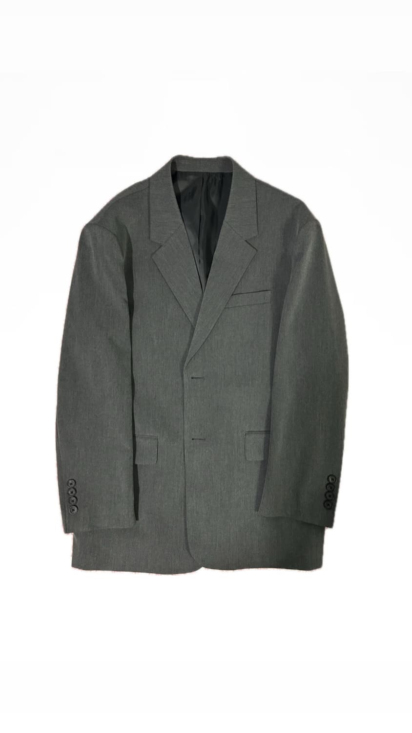 무신사 스탠다드 대디 숄더 오버사이즈 블레이저 미디엄 그레이 상품이미지1