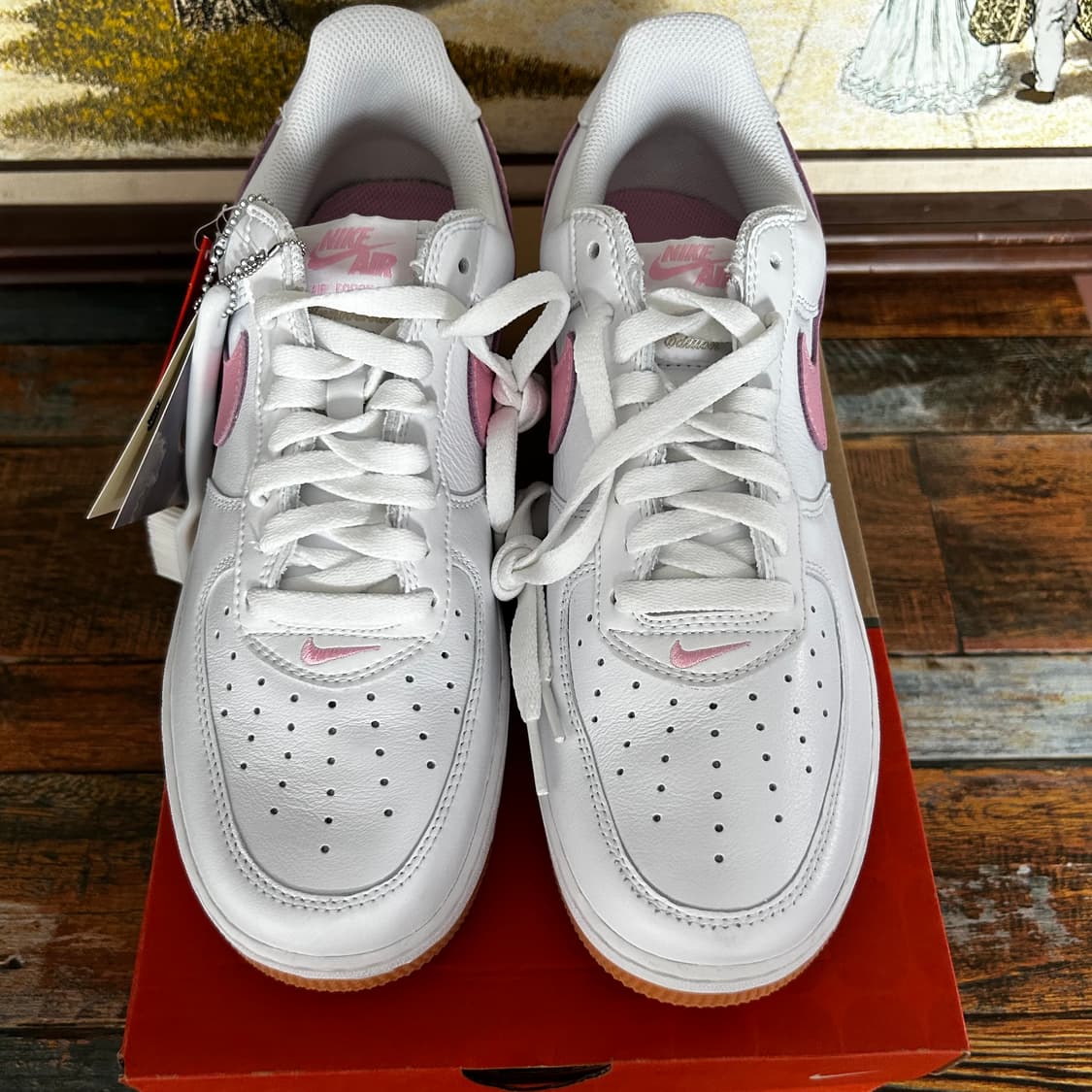 새상품 나이키 에어 포스 1 로우 레트로 핑크 상품이미지3