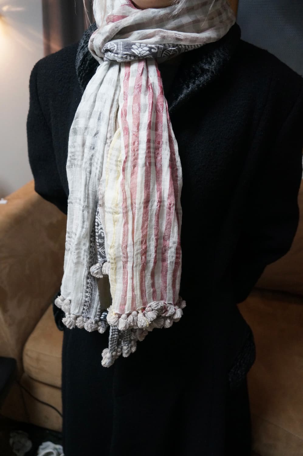 꼼데가르송 트리콧 트리콜로 머플러 상품이미지1