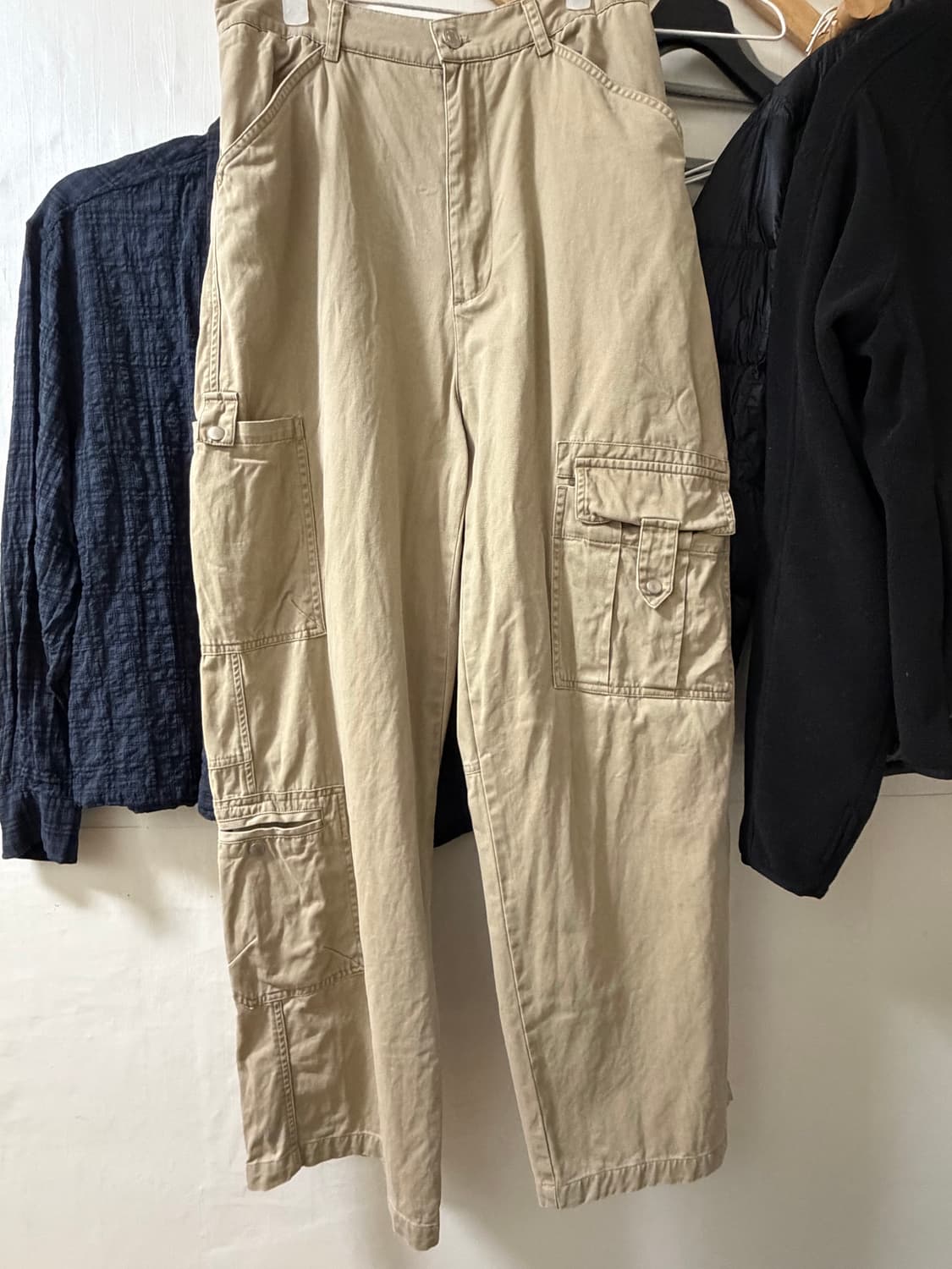 노운 multi pocket pants (beige) 0사이즈 팝니다 ! 상품이미지1