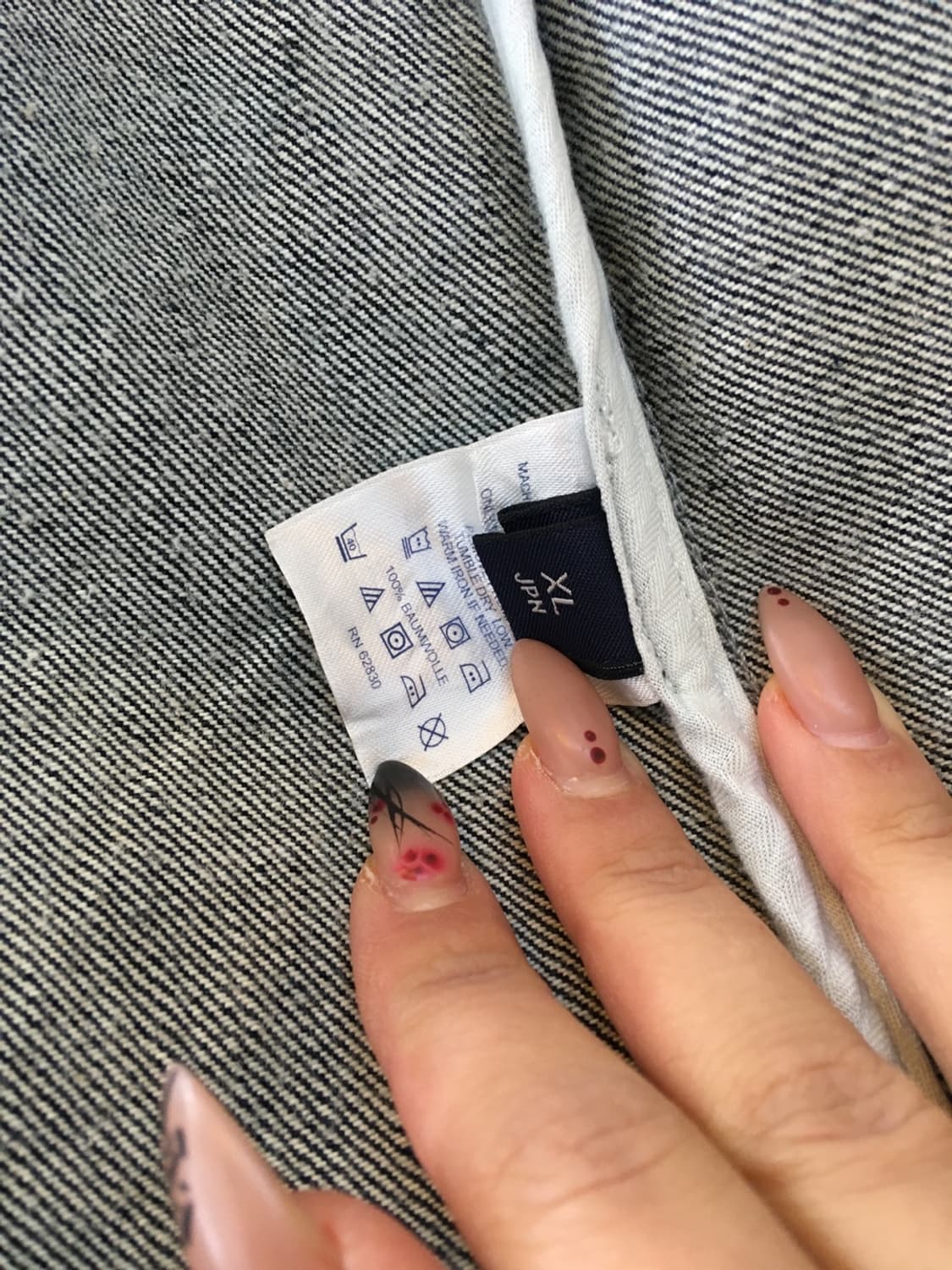 랜드 엔드 데님 초어 자켓 L XL 100 105 상품이미지5