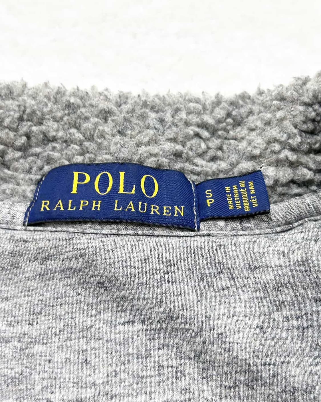 폴로 네이비포니 그레이 후리스 집업 상품이미지7