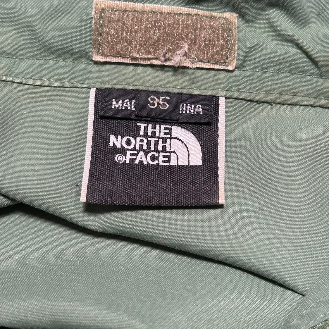 95 노스페이스 스몰로고 그린 후드 바람막이 상품이미지4