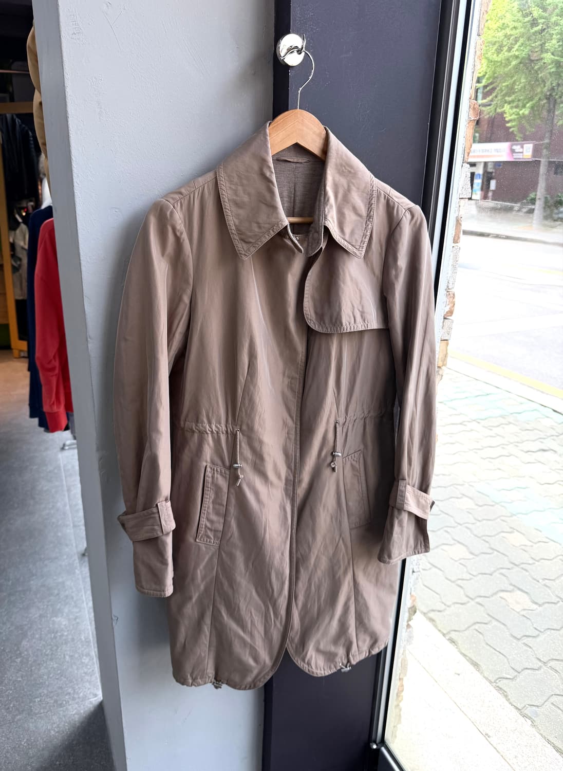 .IT44/ 브루넬로 쿠치넬리 캐시미어 블렌딩 패널 코트 상품이미지2