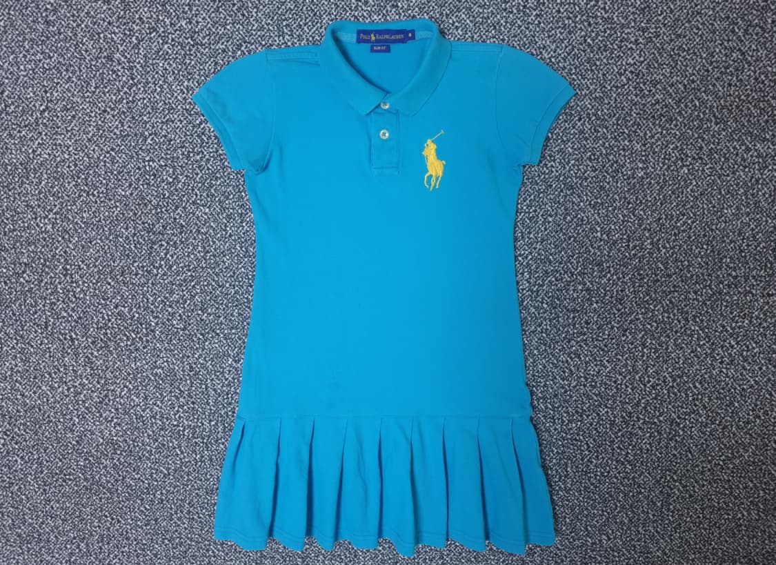 [무료배송][130-140]폴로 키즈 피케 원피스 상품이미지1
