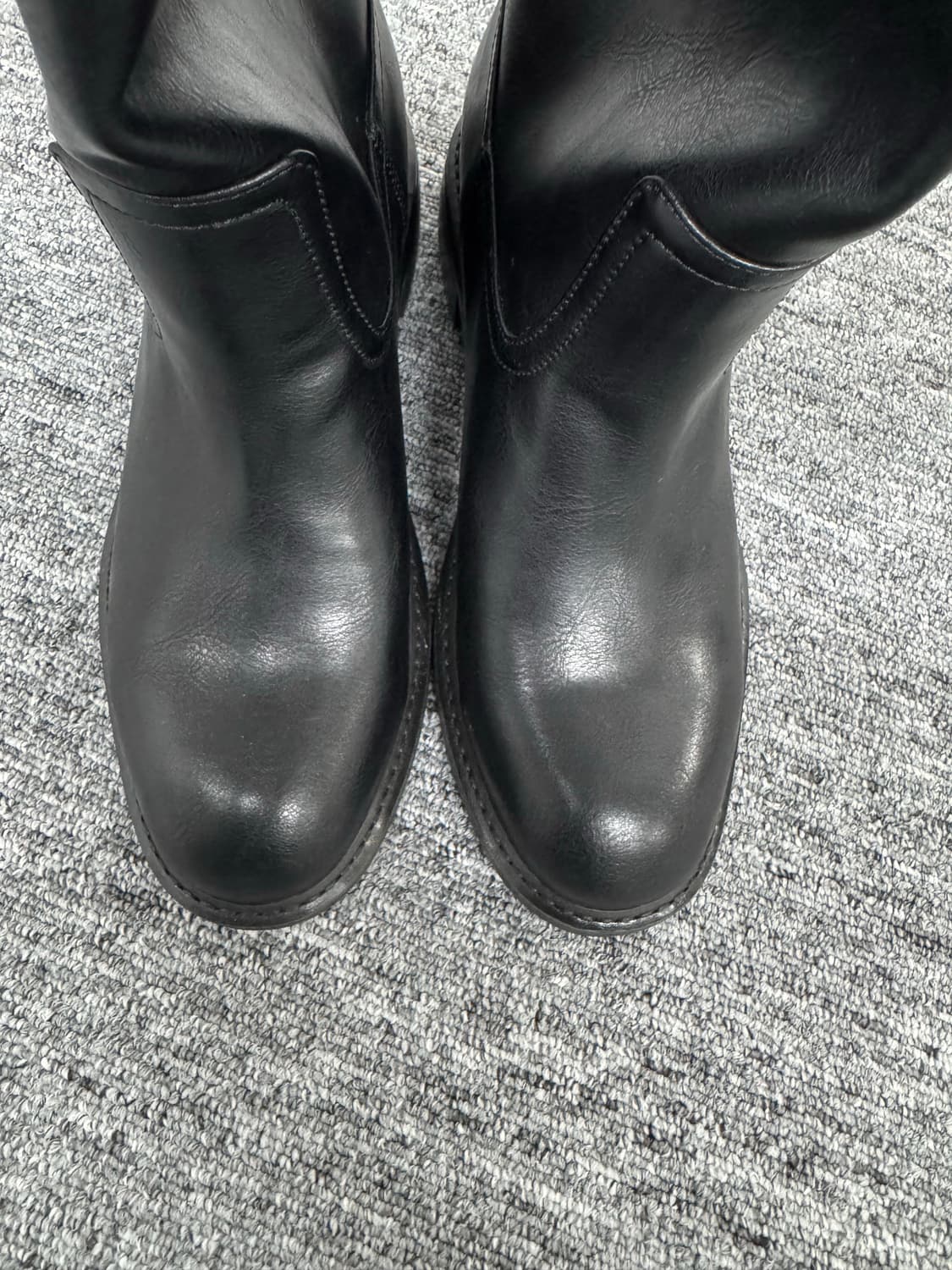 코모레비뮤지엄 리얼 소가죽 부츠 250사이즈 상품이미지4