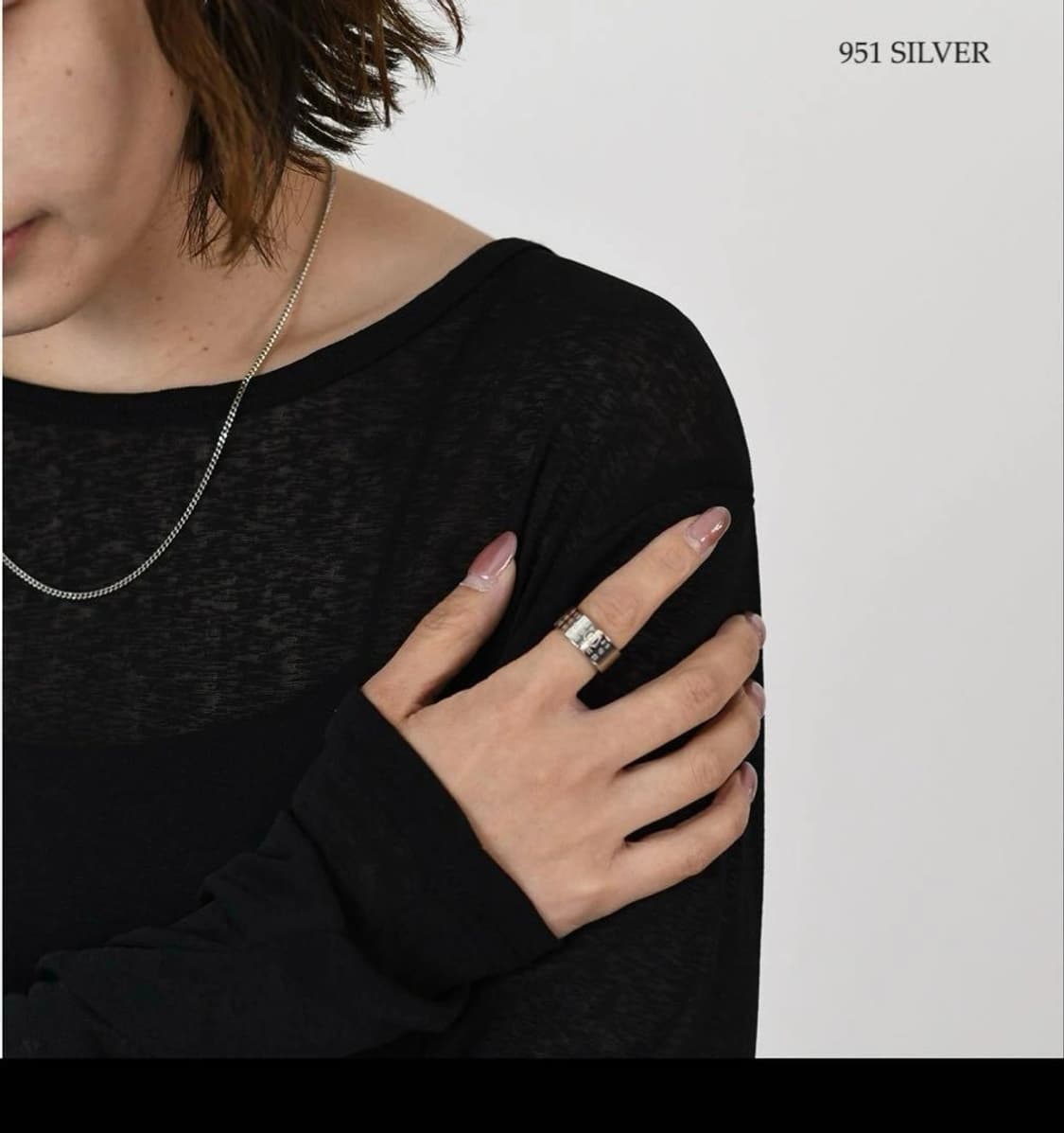  MM6 메종 마르지엘라 뉴메릭 미니멀 시그니처 링 상품이미지3