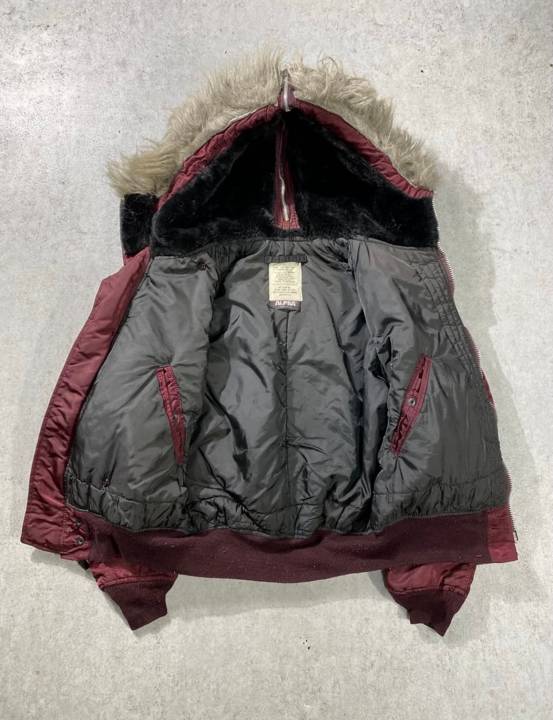 알파인더스트리 n2b 퍼 자켓 상품이미지6