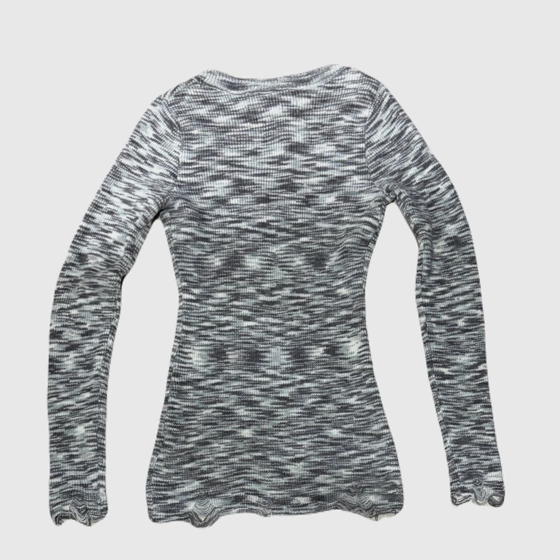 빈티지 원숄더 오프숄더 딱붙니트 ✶ y2k 갸루 오네갸루 핀터깔 그런지룩 상품이미지3