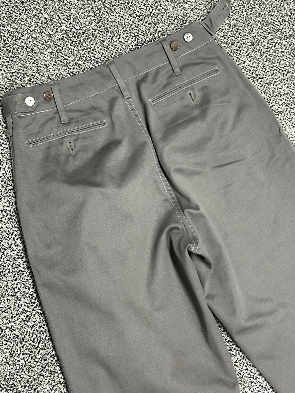 오라리 차콜그레이 면 바지 상품이미지6