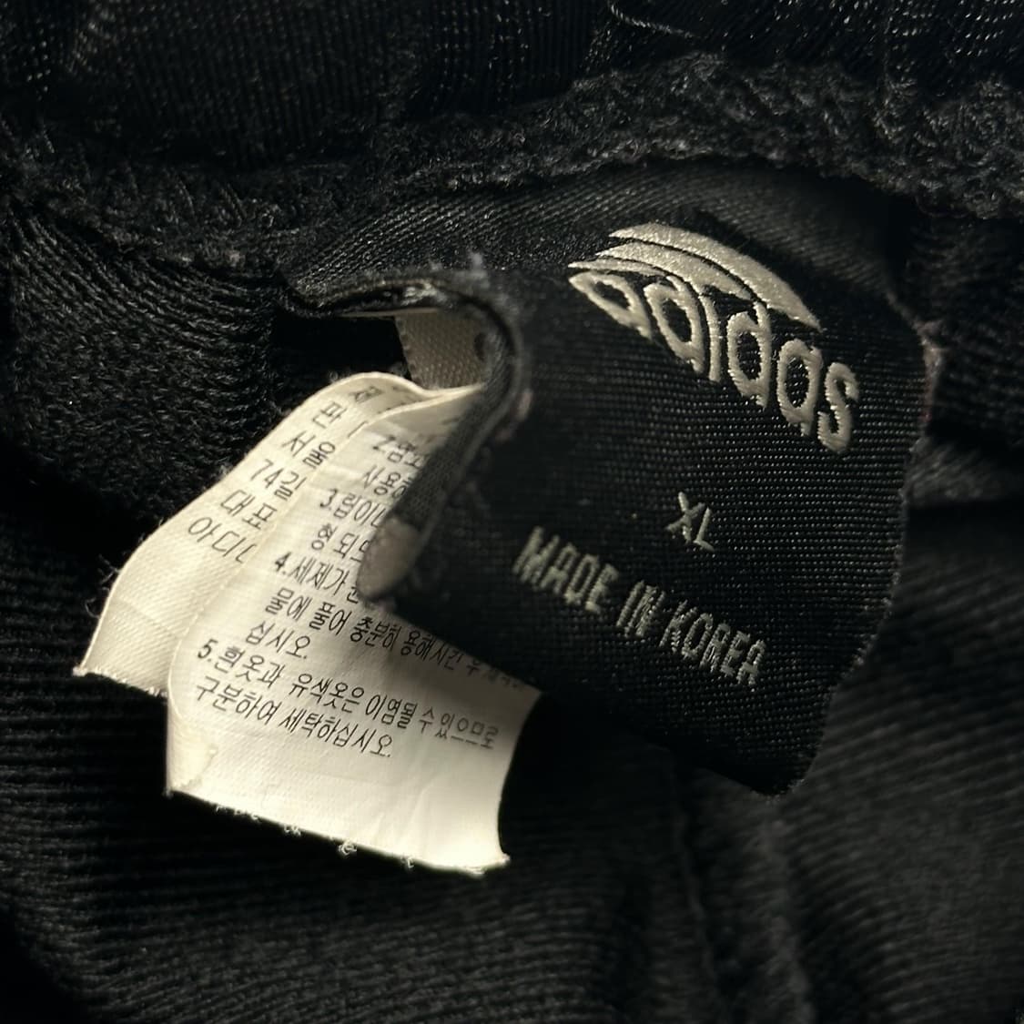 아디다스 오리지널 블랙 트랙 츄리닝바지 (XL) 상품이미지5